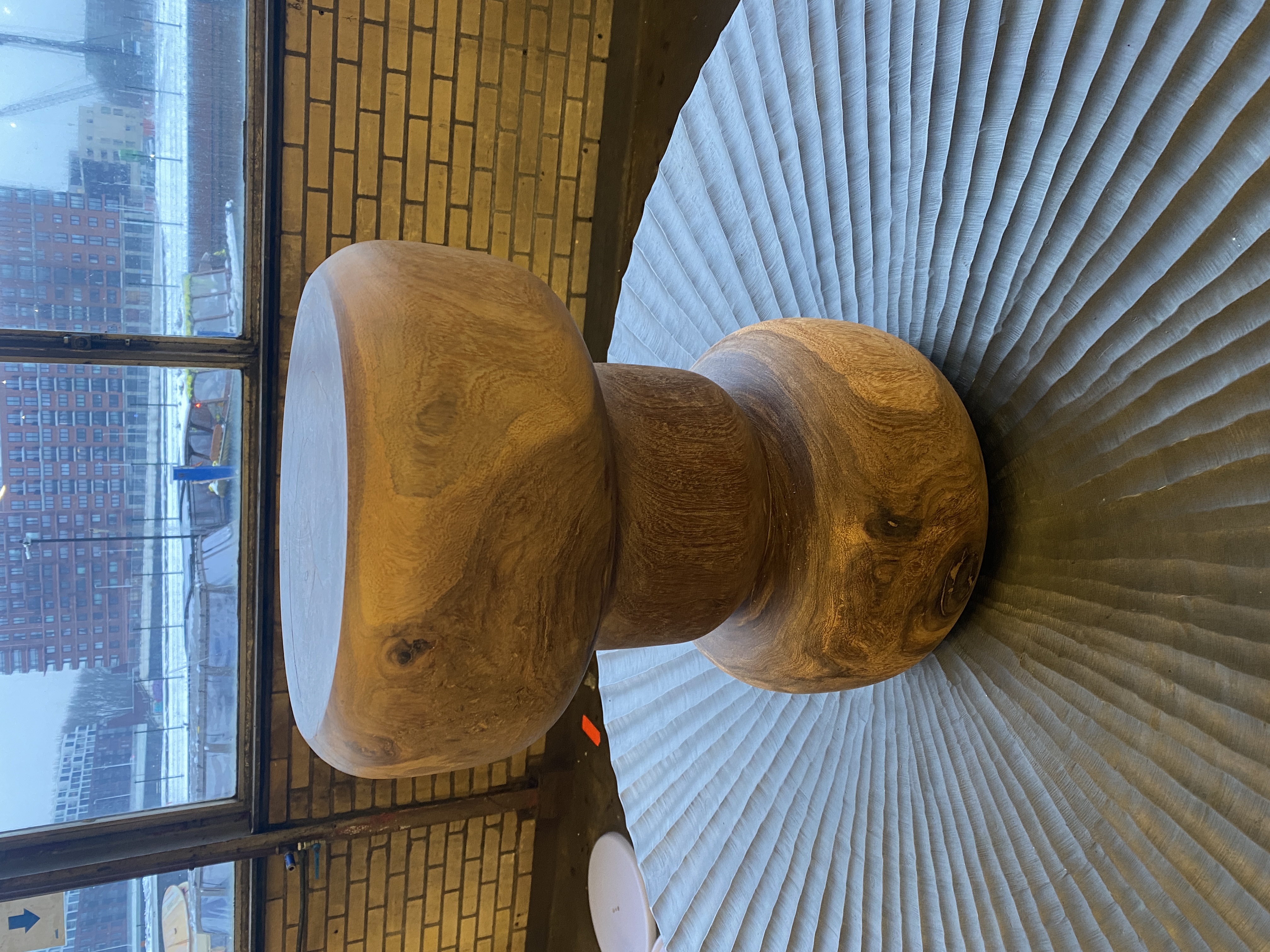 In Between stool wood brown