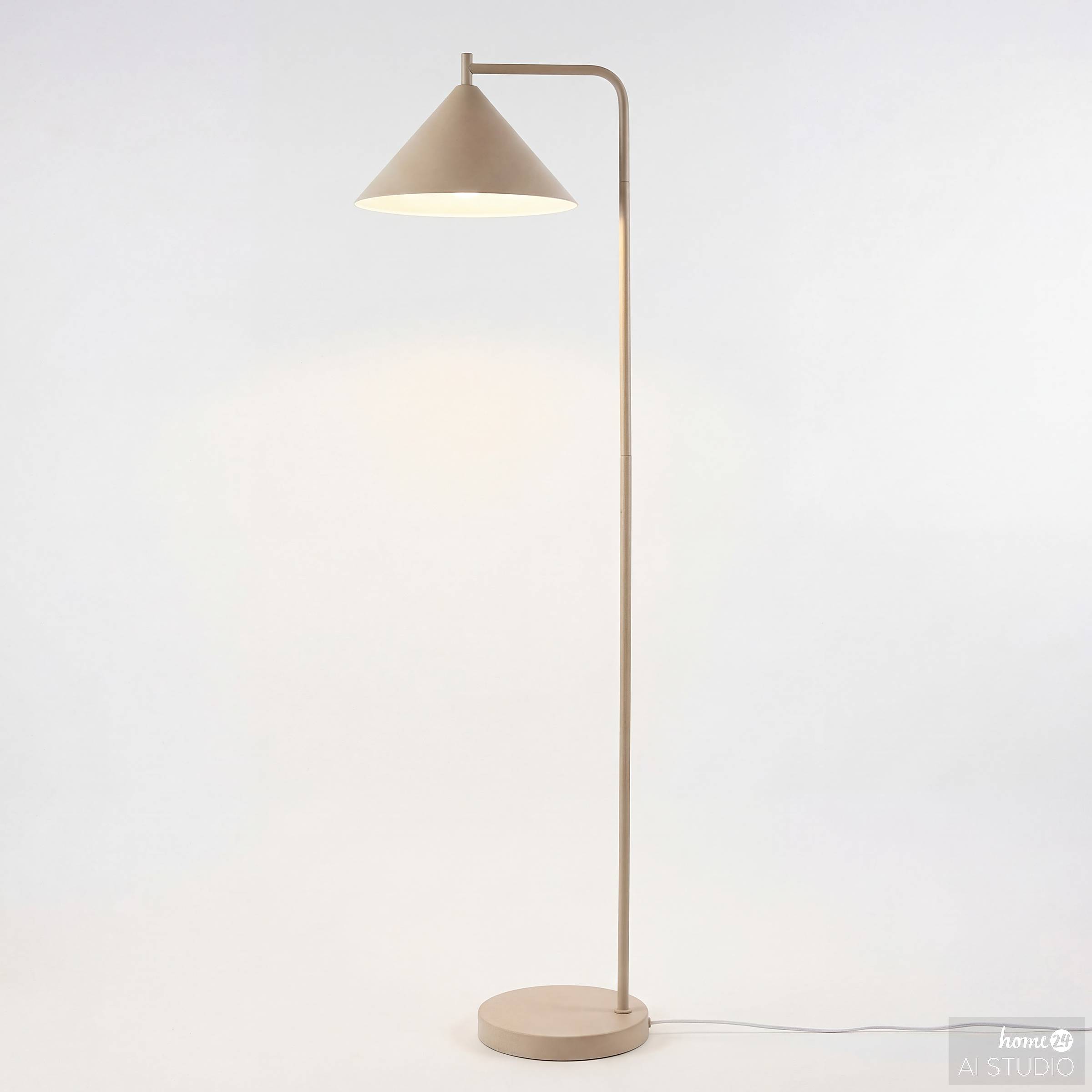 Qiora floor lamp 1-light iron