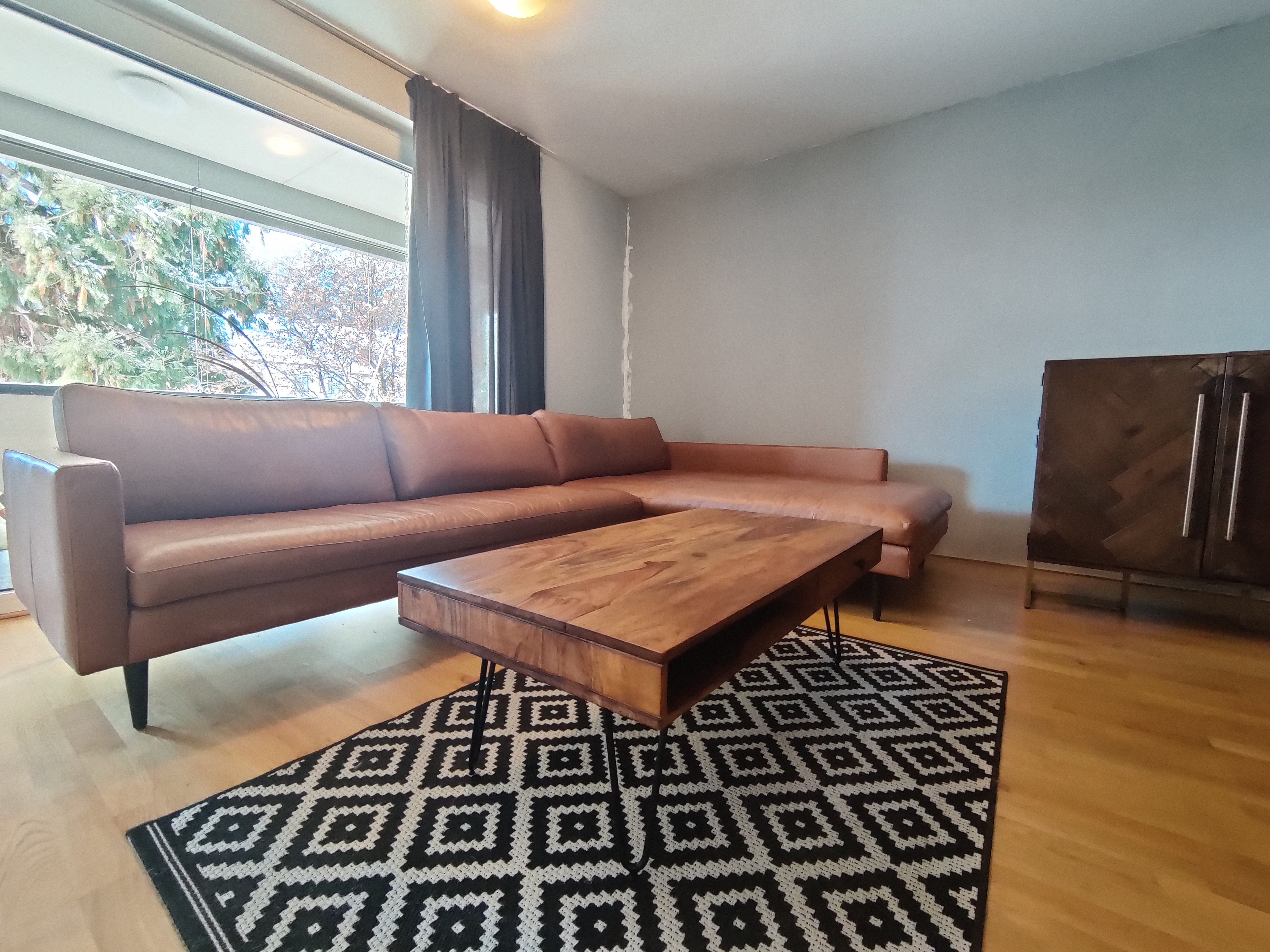 Daybed Sofa 3-seater Brown