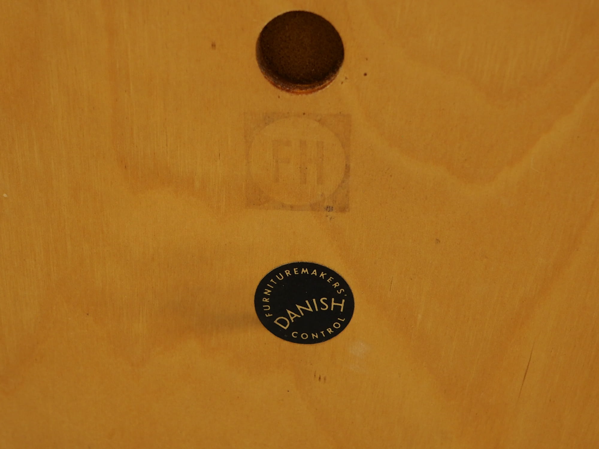 4x Vintage Stuhl Teakholz Leder Braun 1970er Jahre