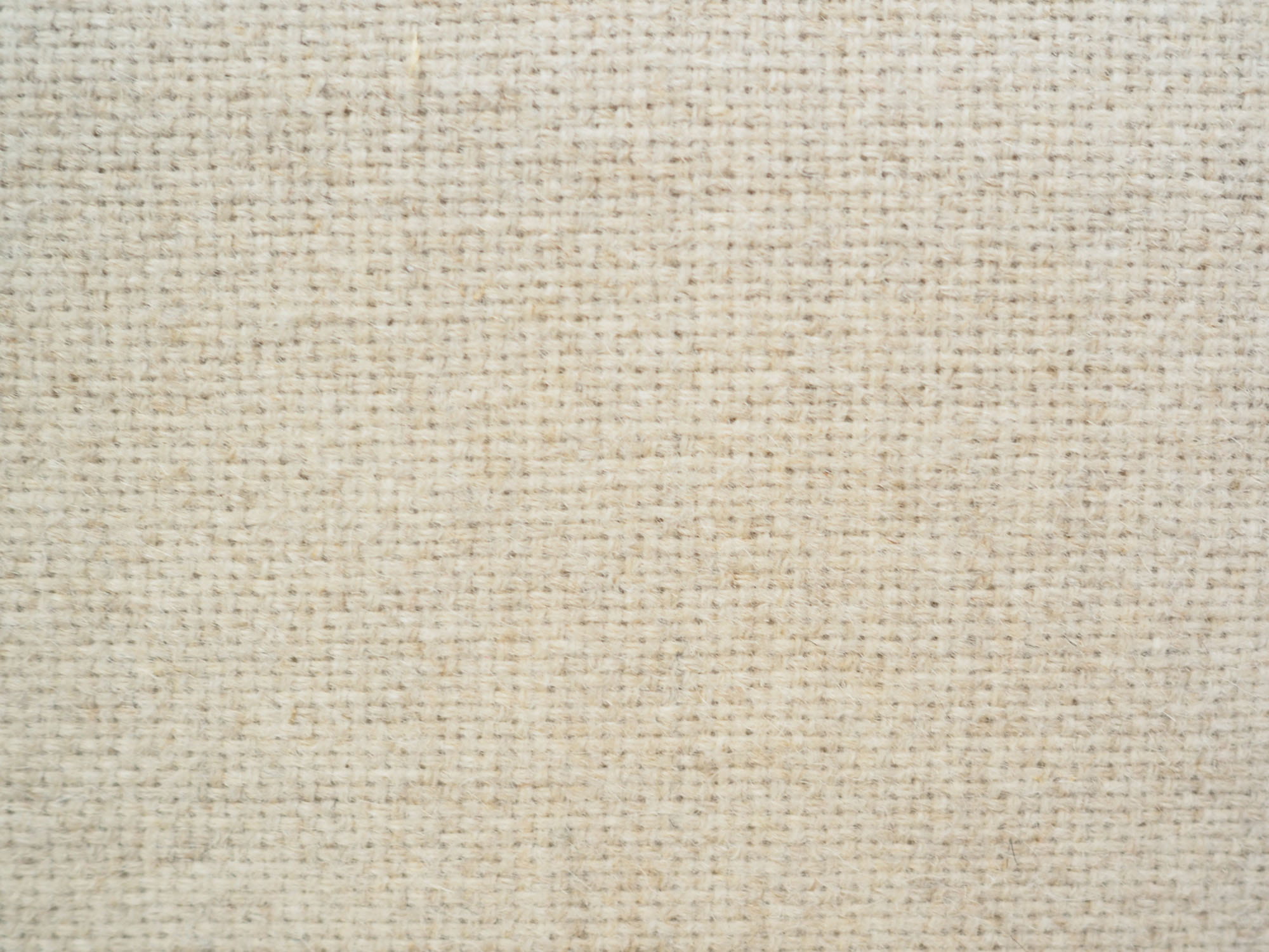 Vintage Sessel Holz Textil Creme 1970er Jahre
