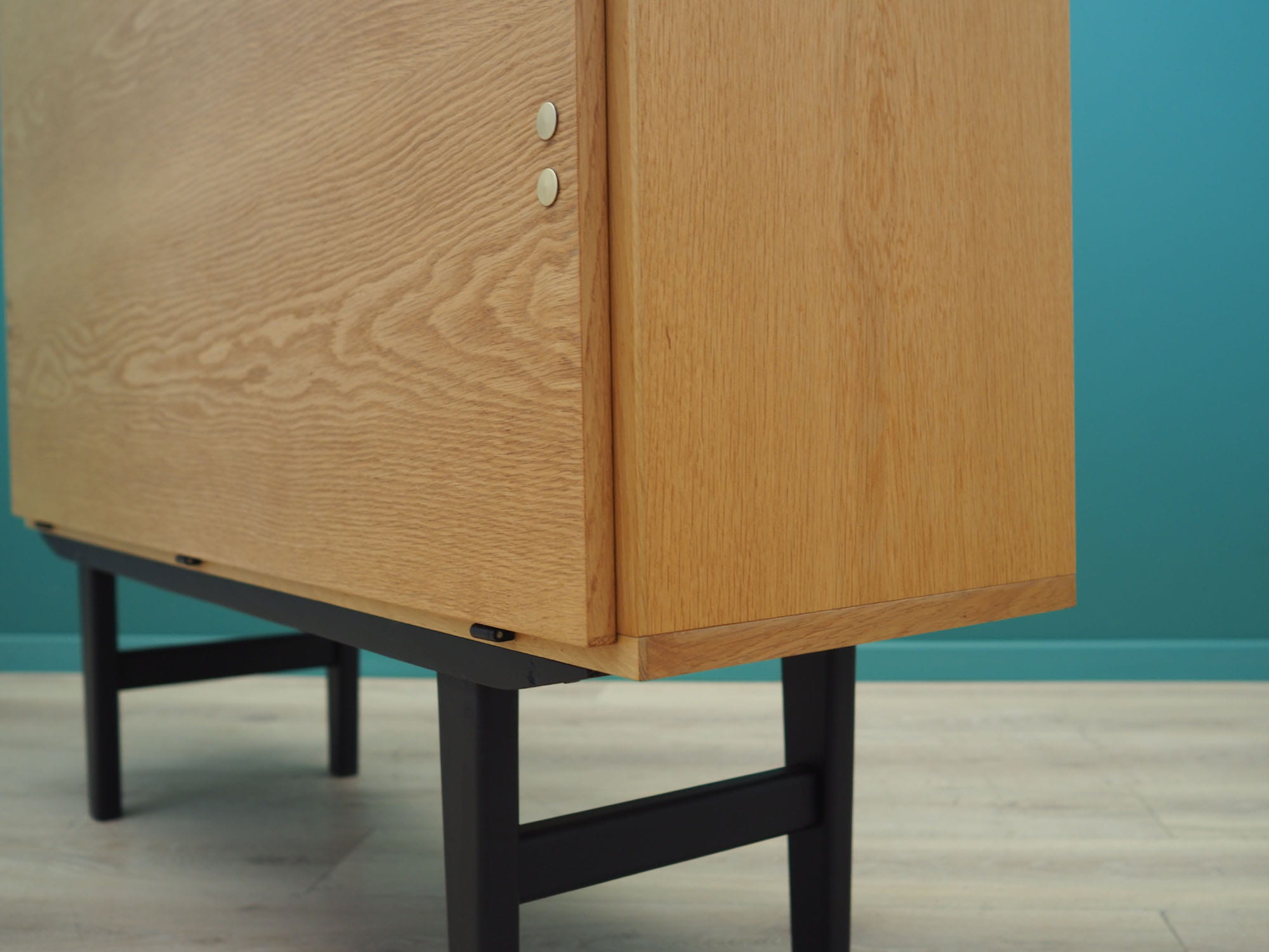 Vintage Cabinet Ash Wood Brown 1970s