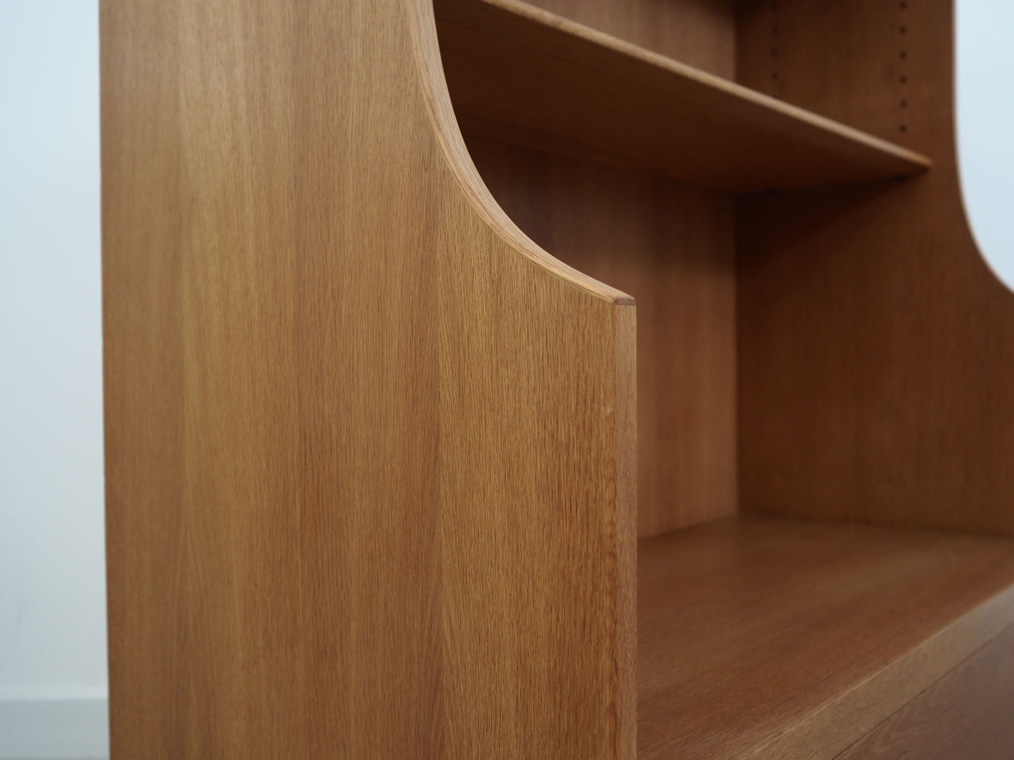 Vintage Bücherregal Holz Braun 1970er Jahre