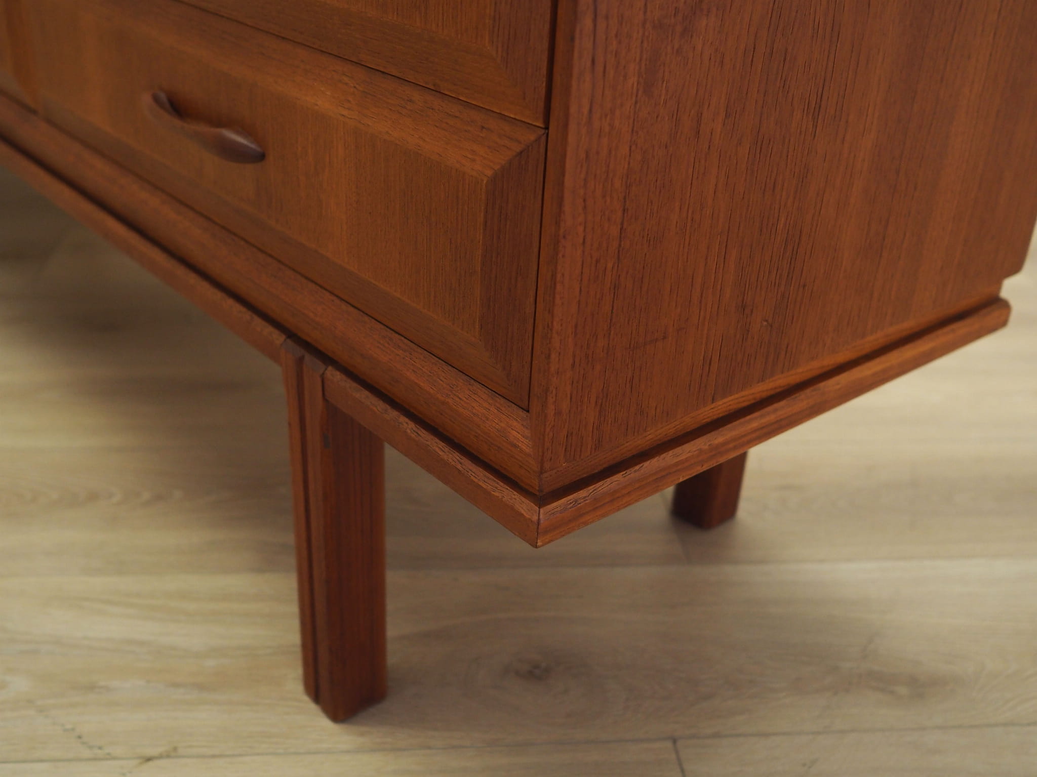 Vintage Sideboard Teakholz Braun 1960er Jahre