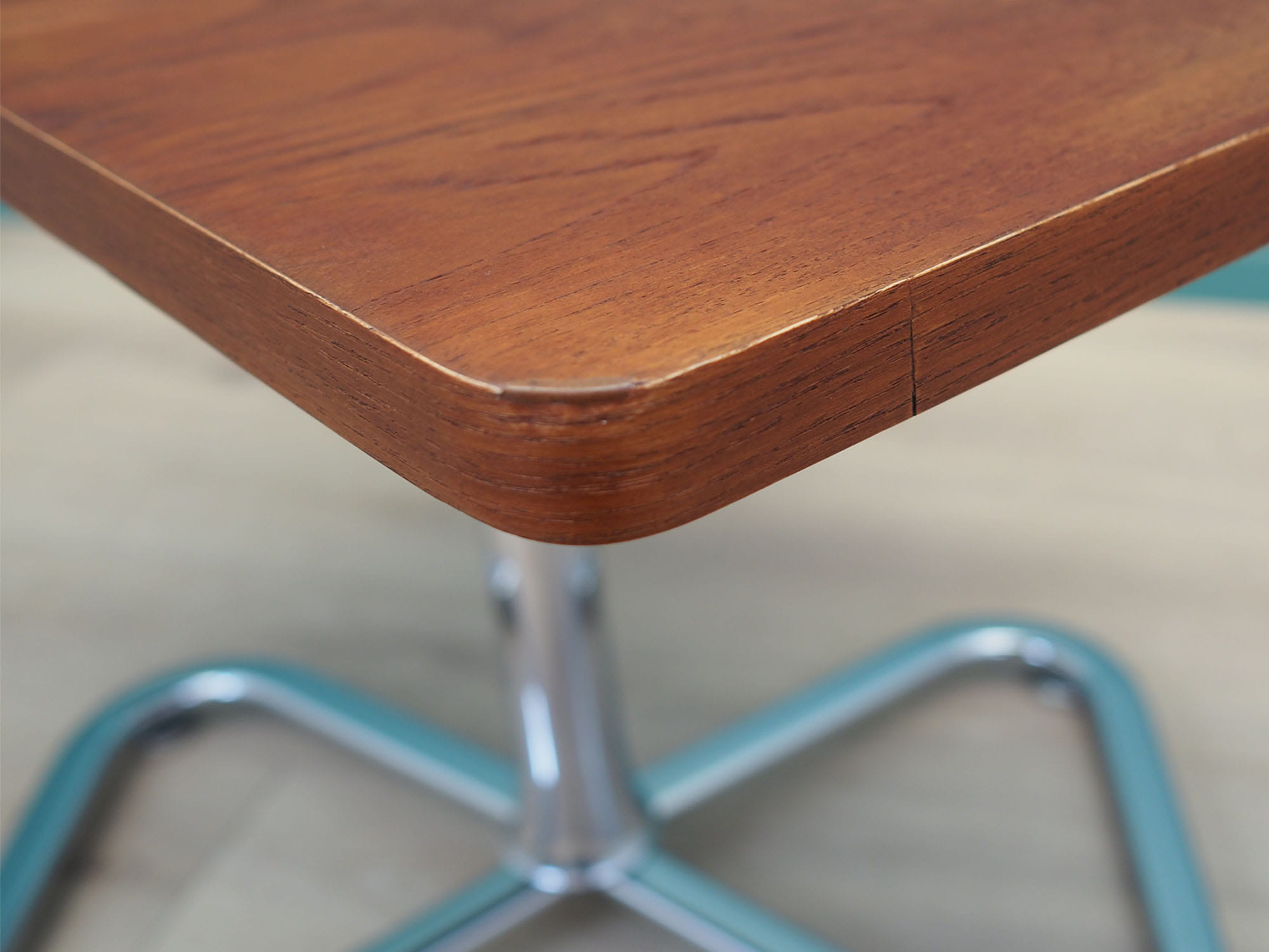 Vintage Coffee Table Teak Wood Brown 1970s