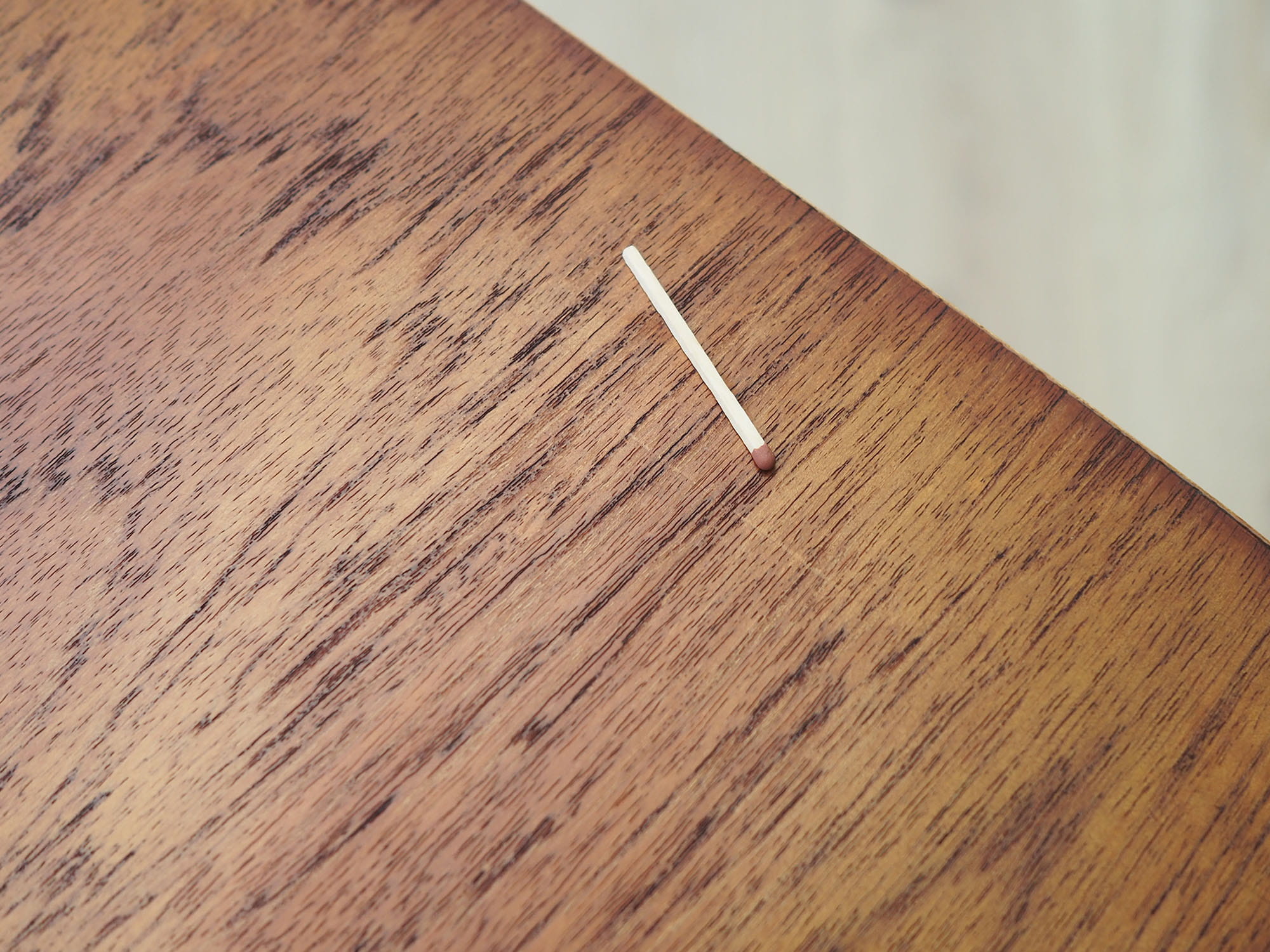 Vintage Couchtisch Teakholz Braun 1970er Jahre