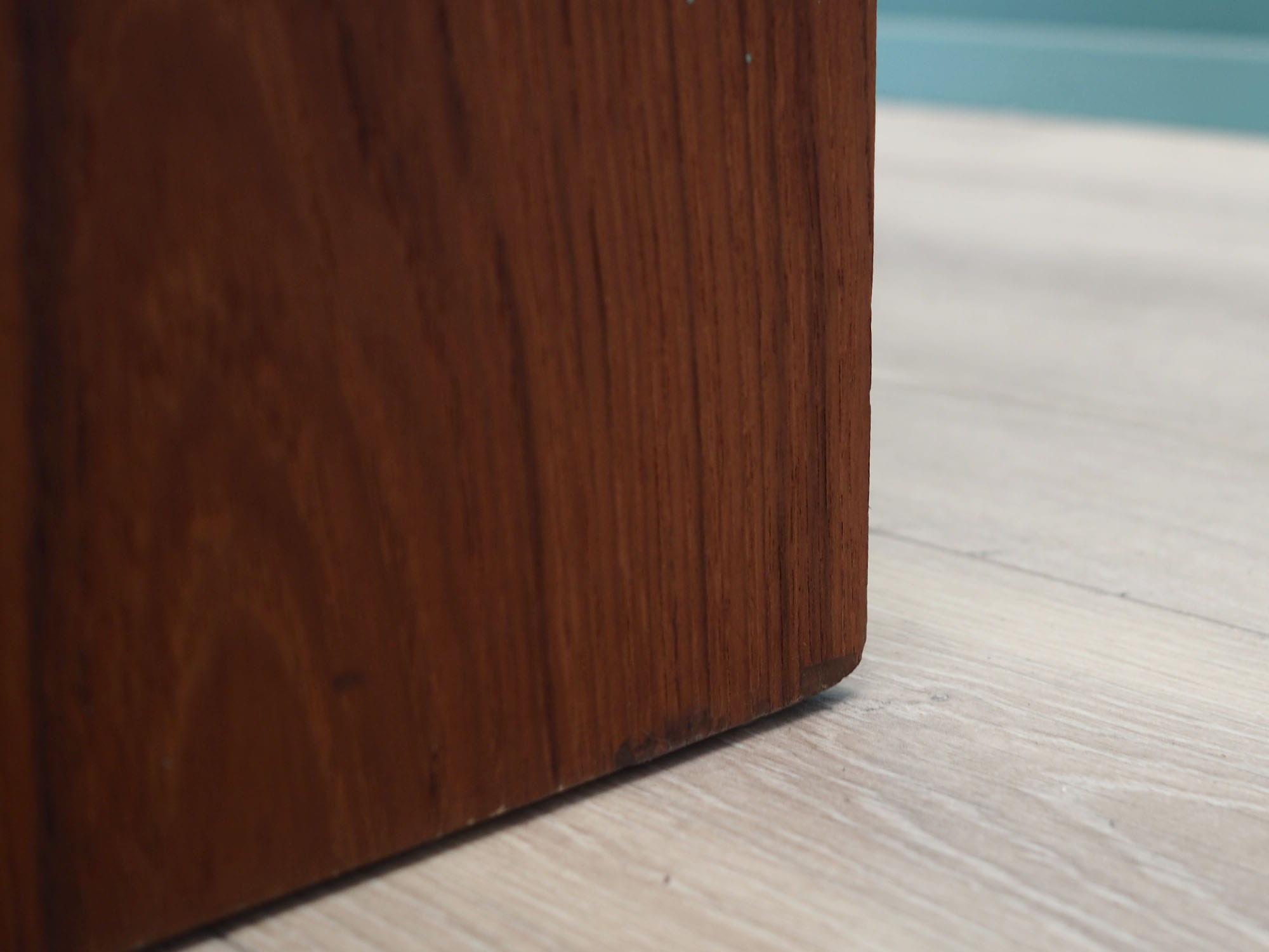 Vintage chest of drawers cherry wood brown 1970s
