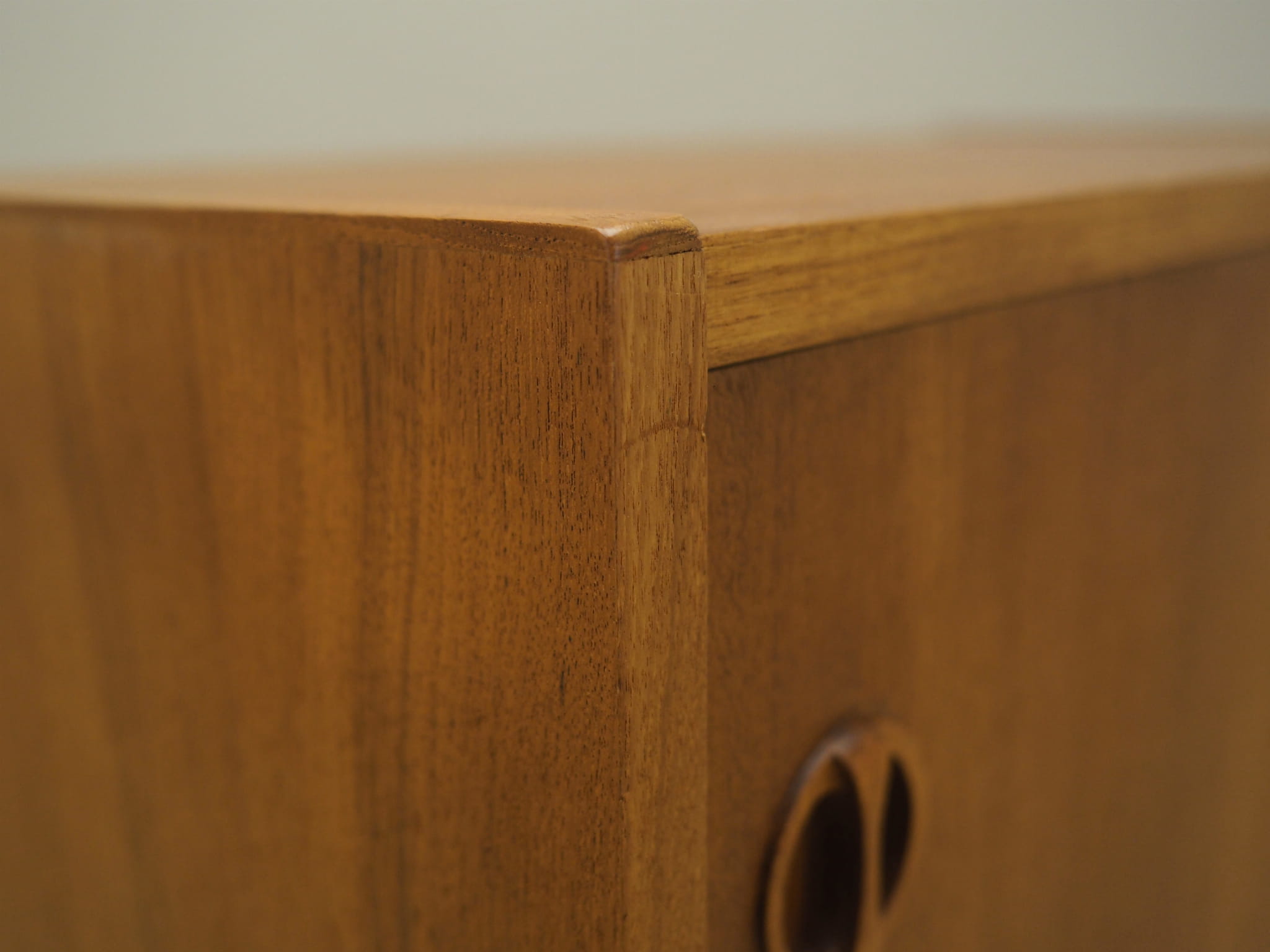 Vintage Cabinet Teak Wood Brown 1970s