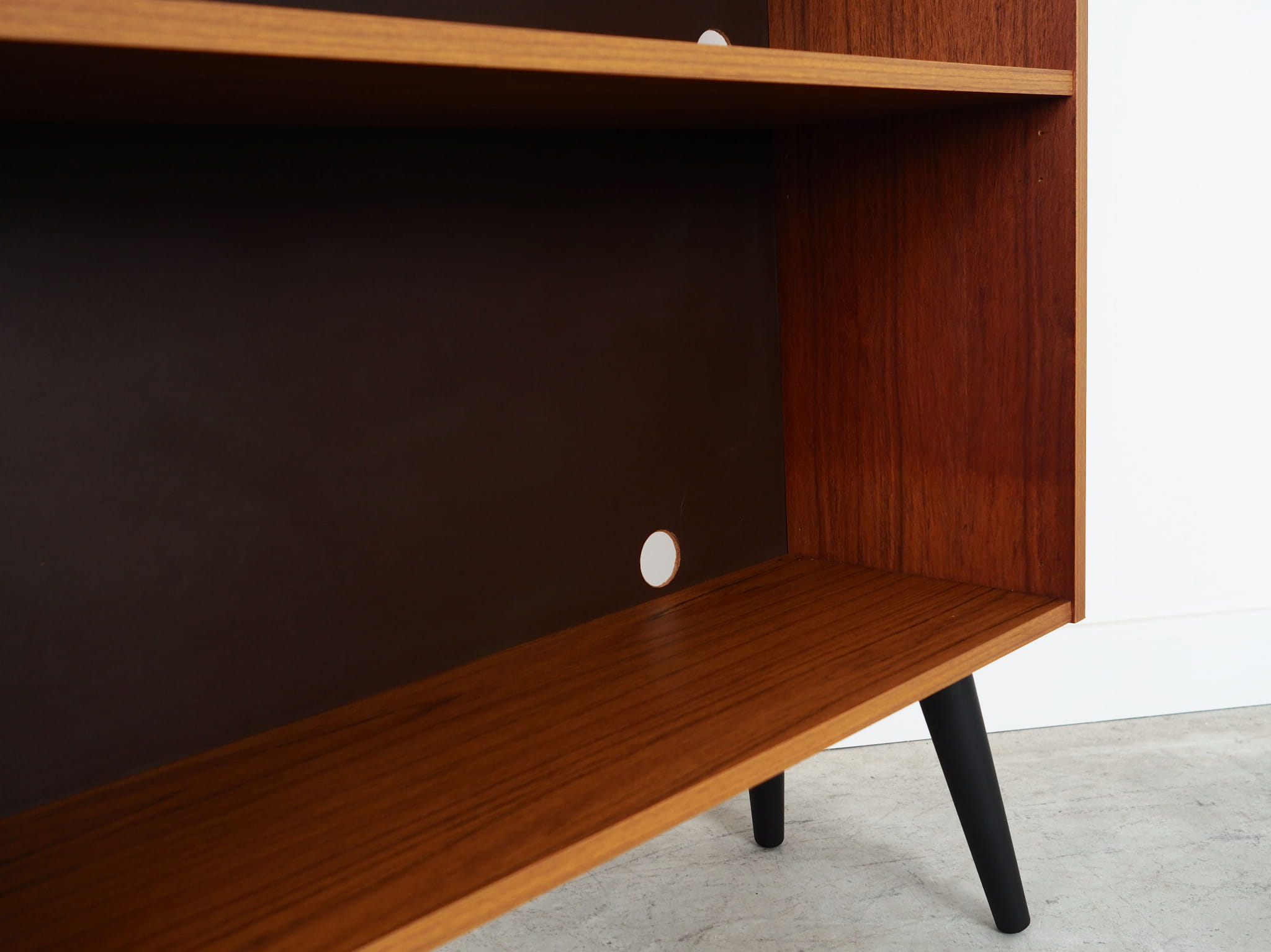 Bookshelf Teak Brown 1970s