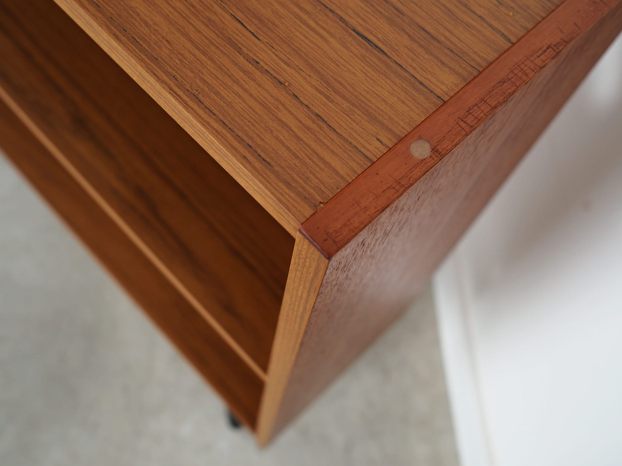 Bookshelf Teak Brown 1970s