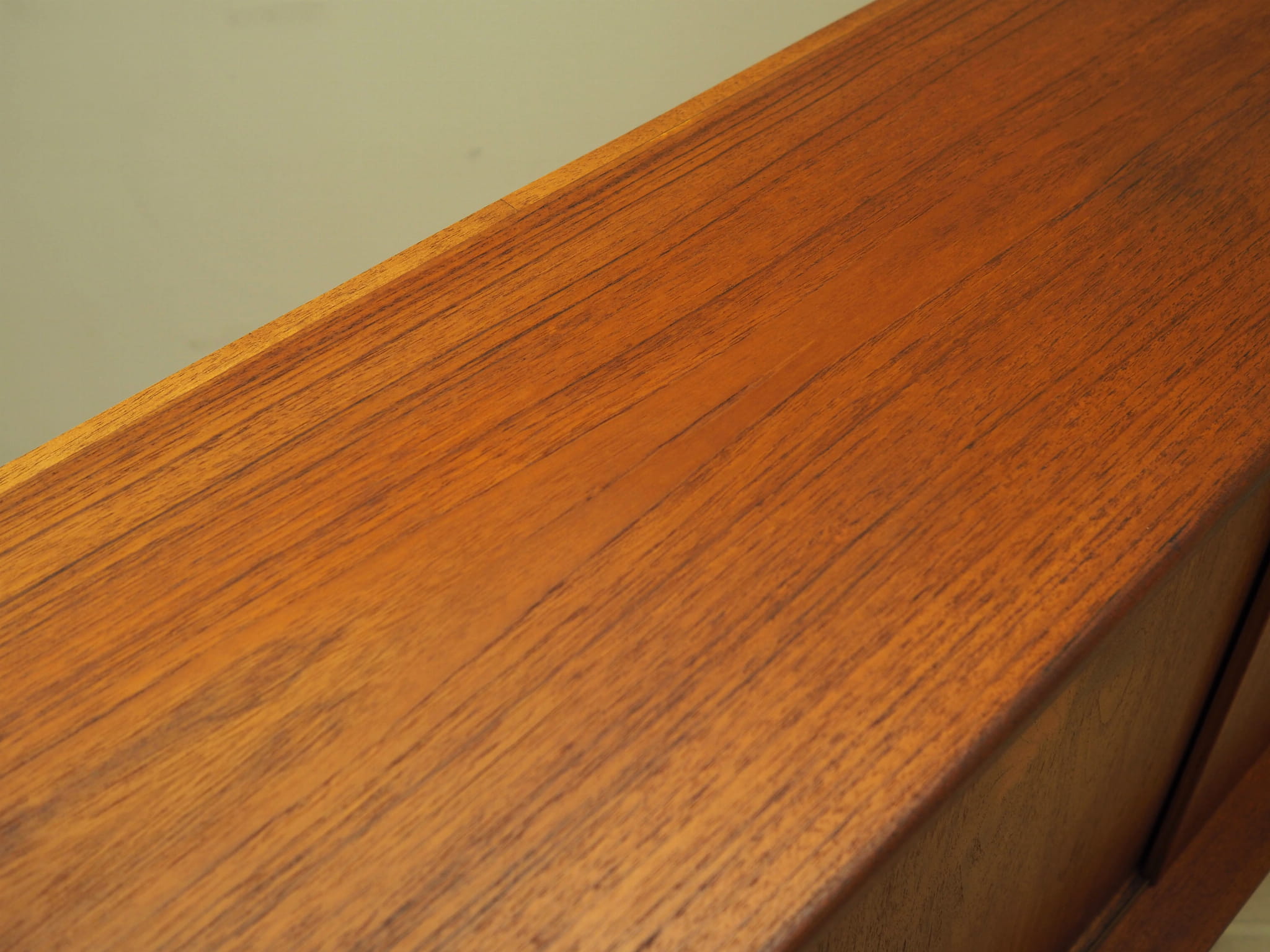 Highboard Teak Wood Brown 1960s