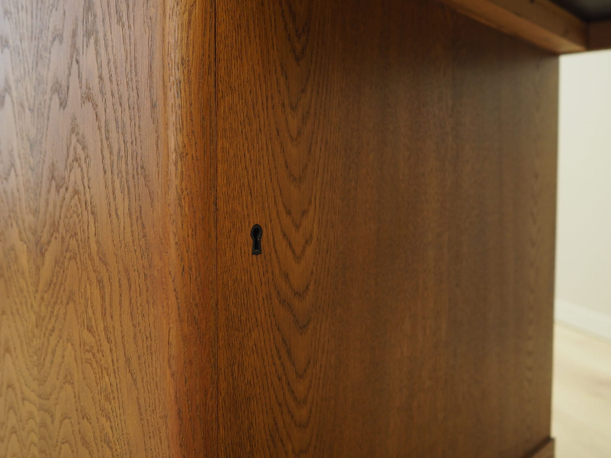 Vintage desk wood brown 1960s