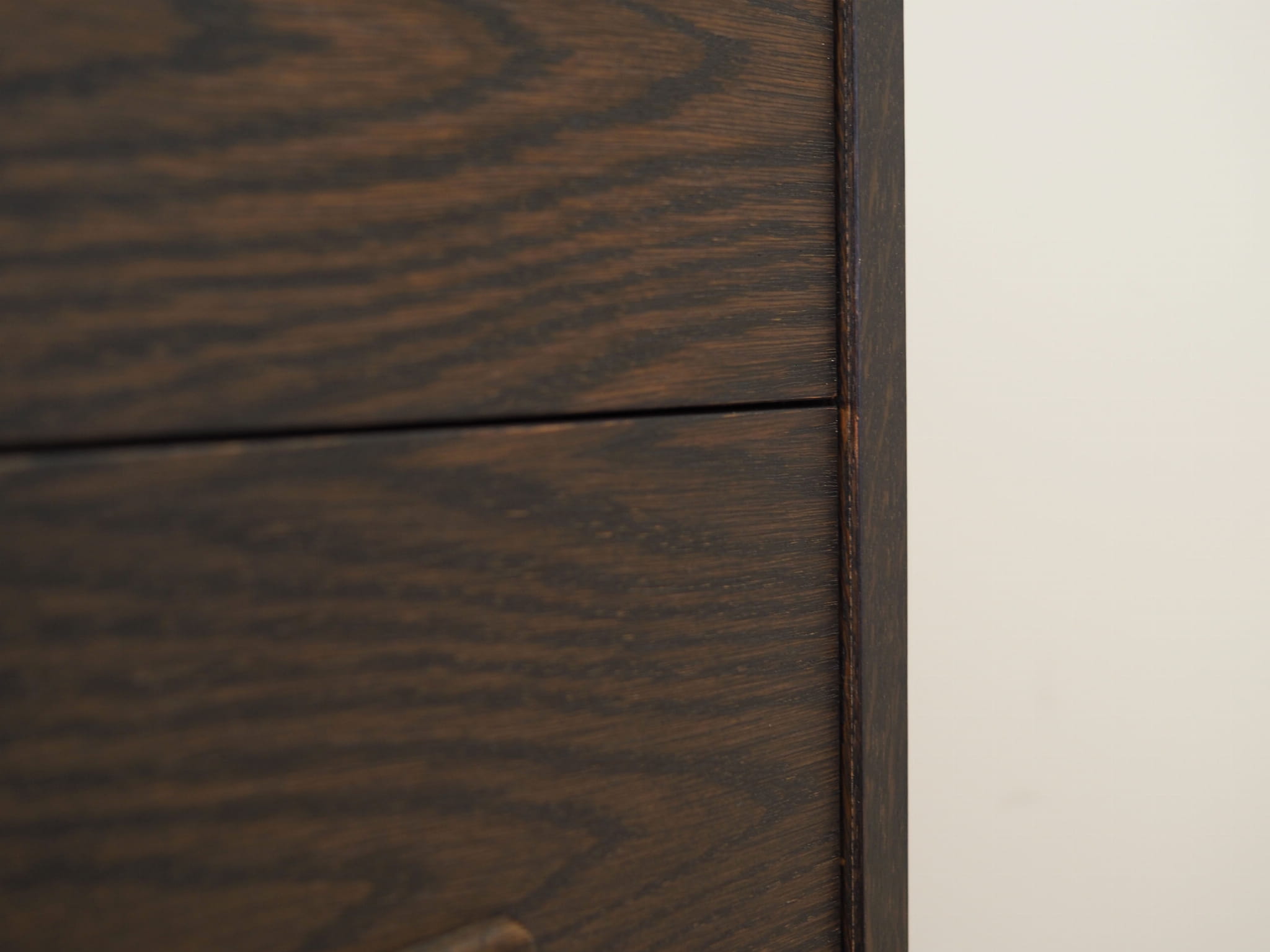 Vintage chest of drawers Oak wood Brown 1970s