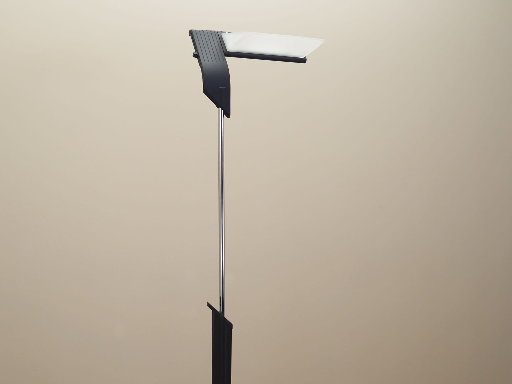 Floor lamp metal glass 1990s