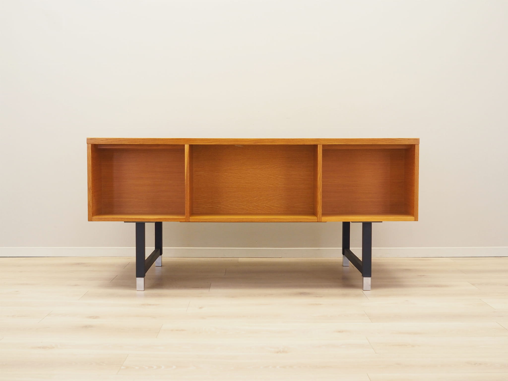 Vintage desk ash wood 1970s