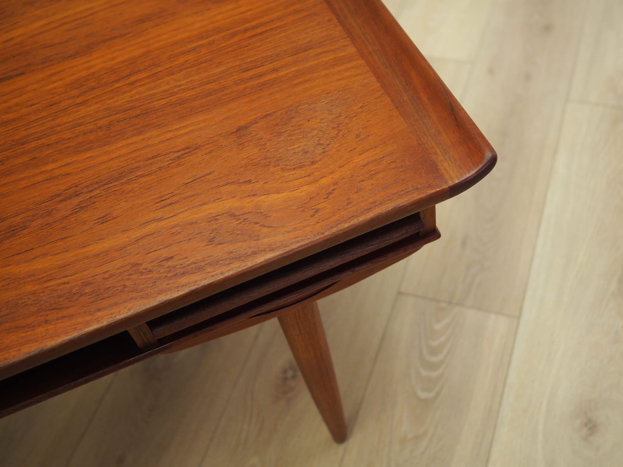 Vintage Couchtisch Teakholz Braun 1970er Jahre
