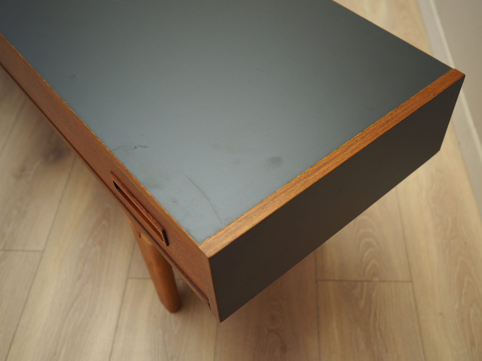 Vintage Lowboard Teakholz Braun 1960er Jahre