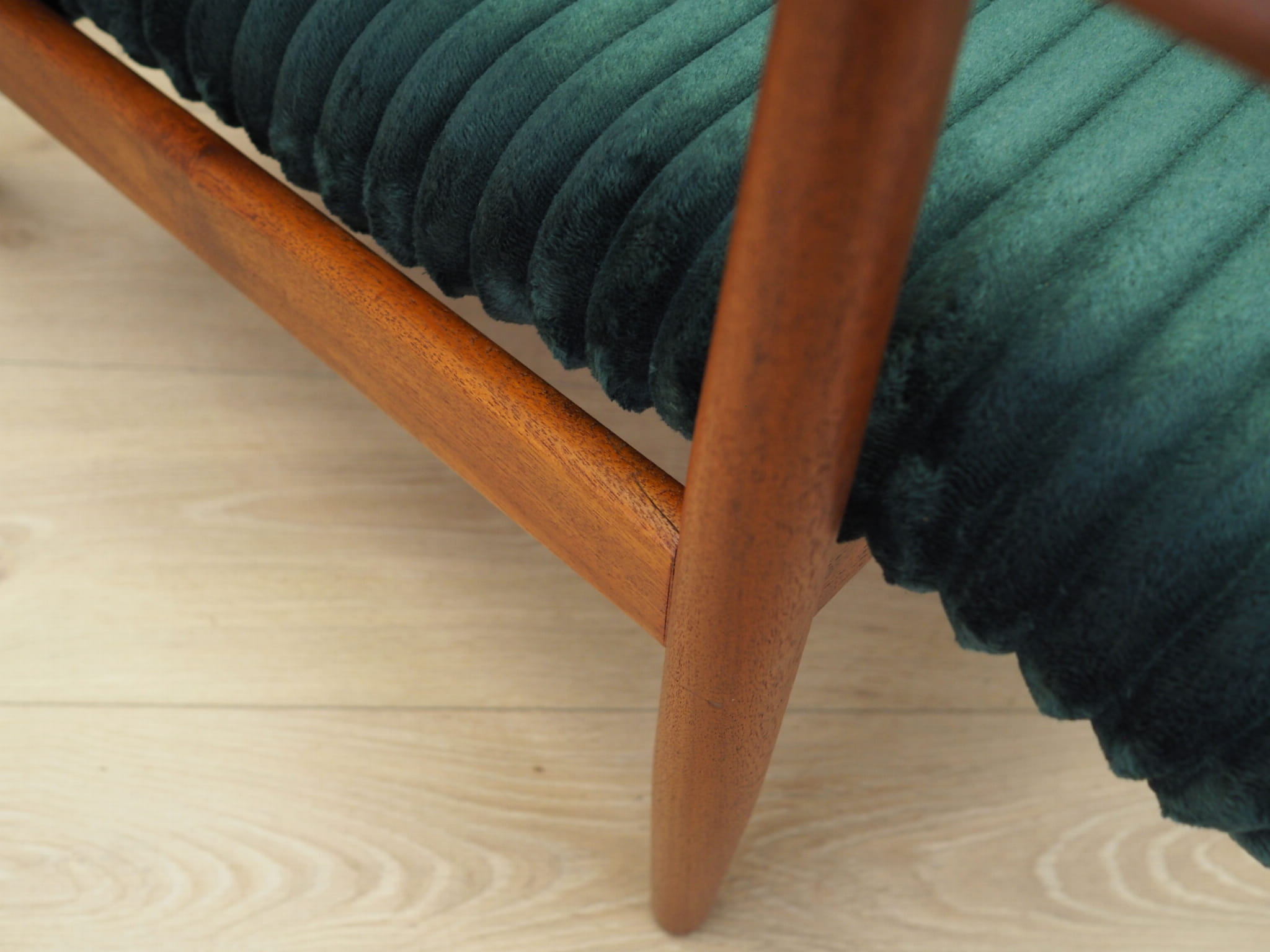 Armchair with armrests Velvet Green 1970s