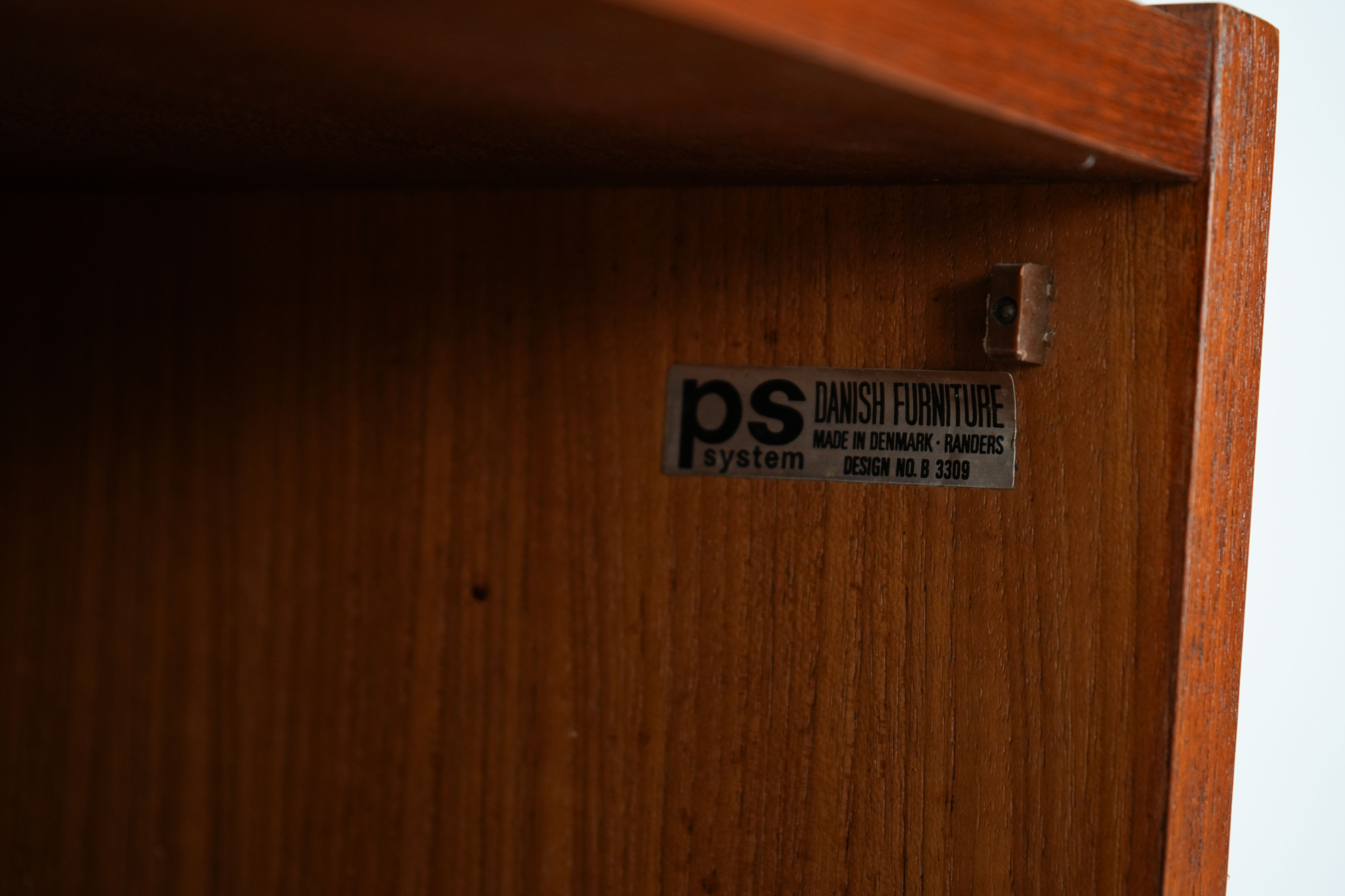 PS System Wandregal Teakholz