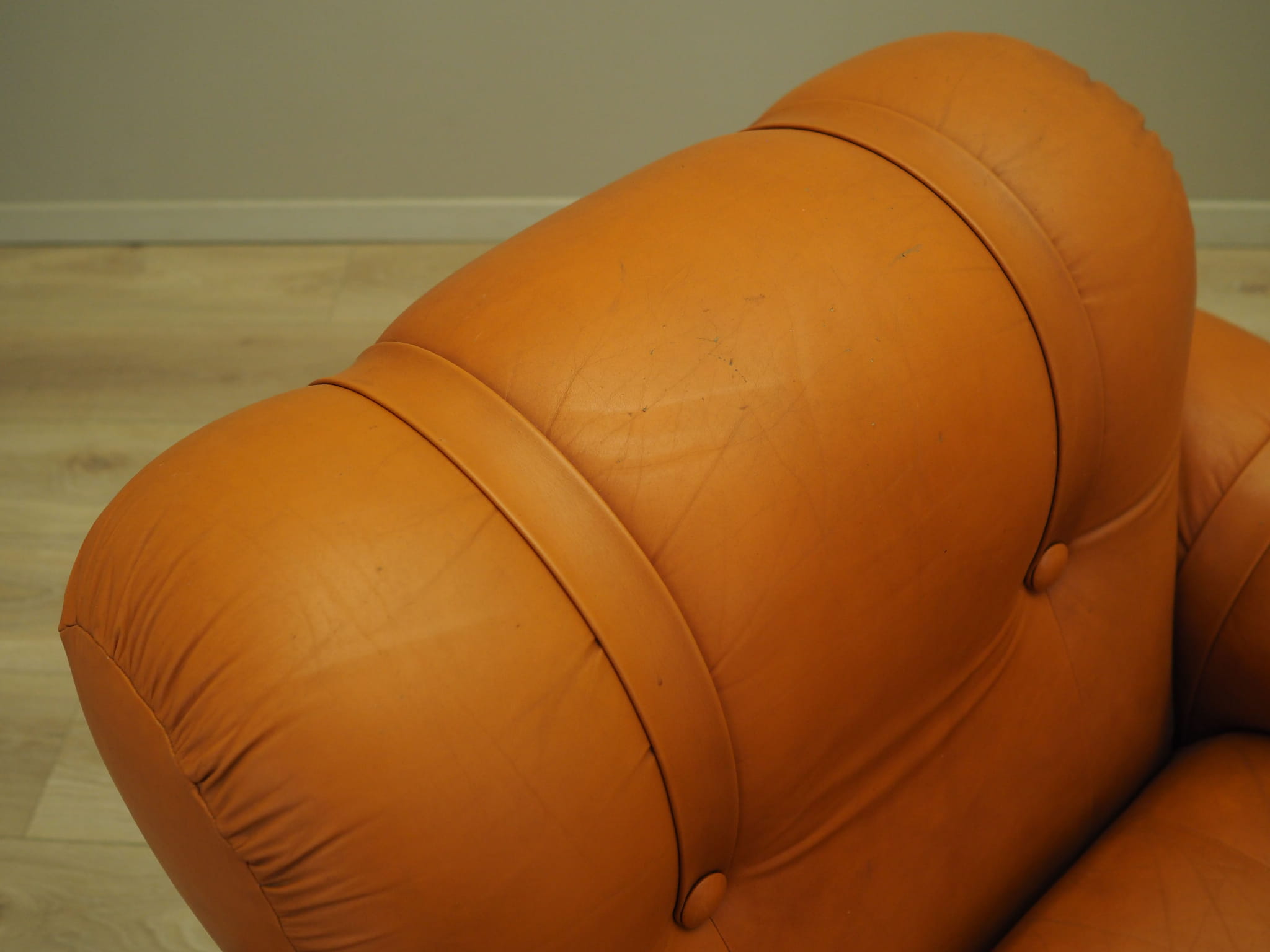 2x Space Age Armchair Orange 1960s