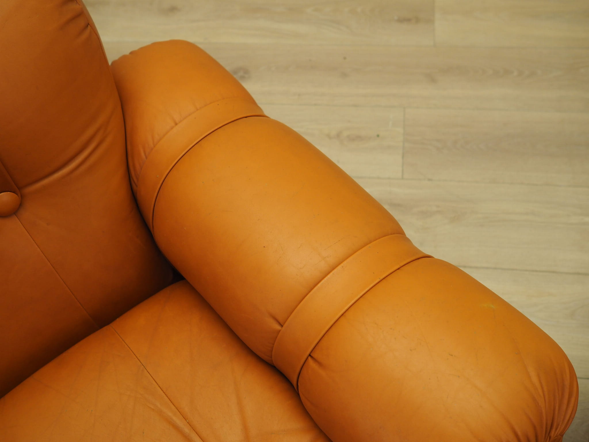 2x Space Age Armchair Orange 1960s