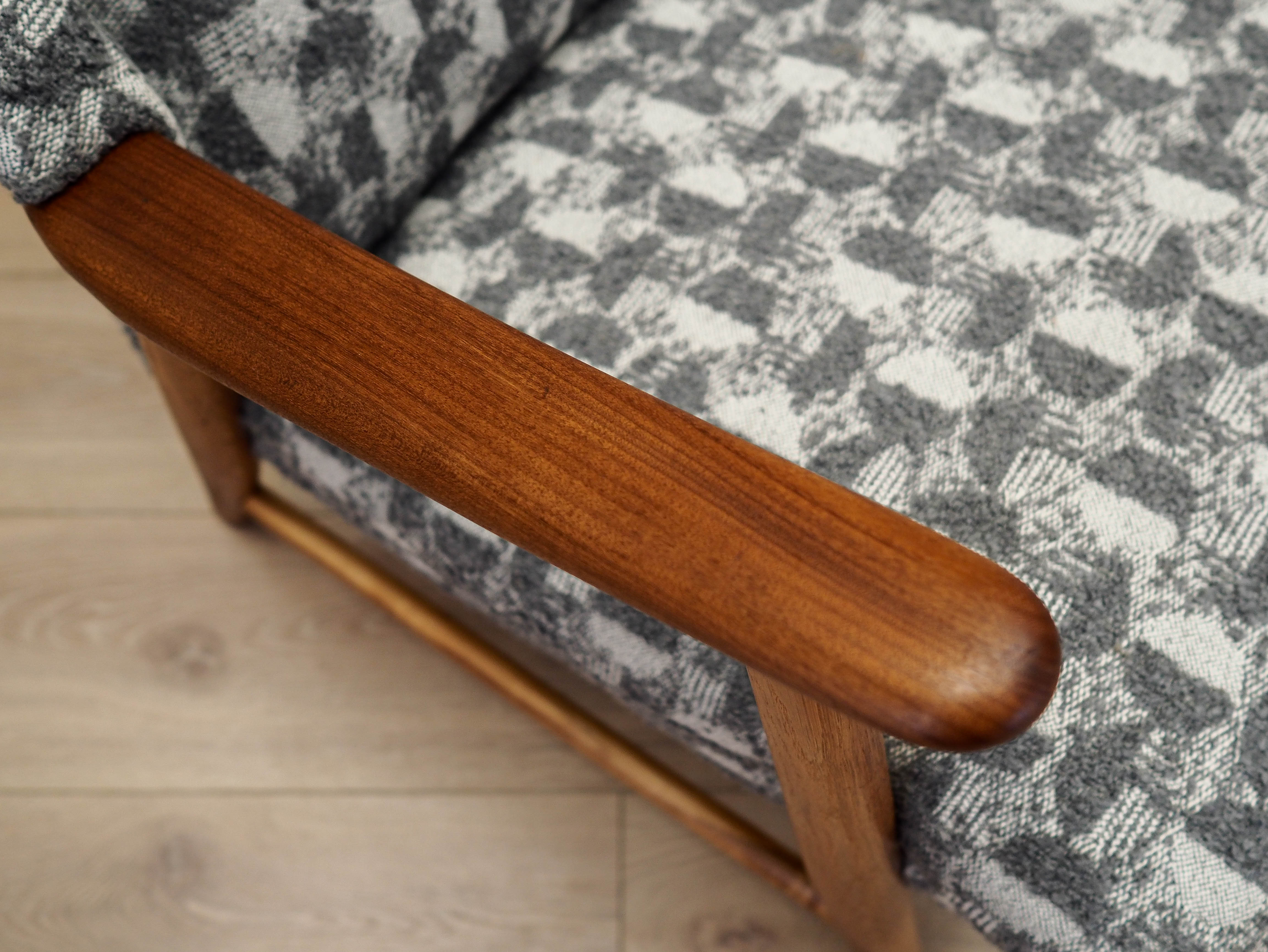 Colorful Oak Sofa 1970s