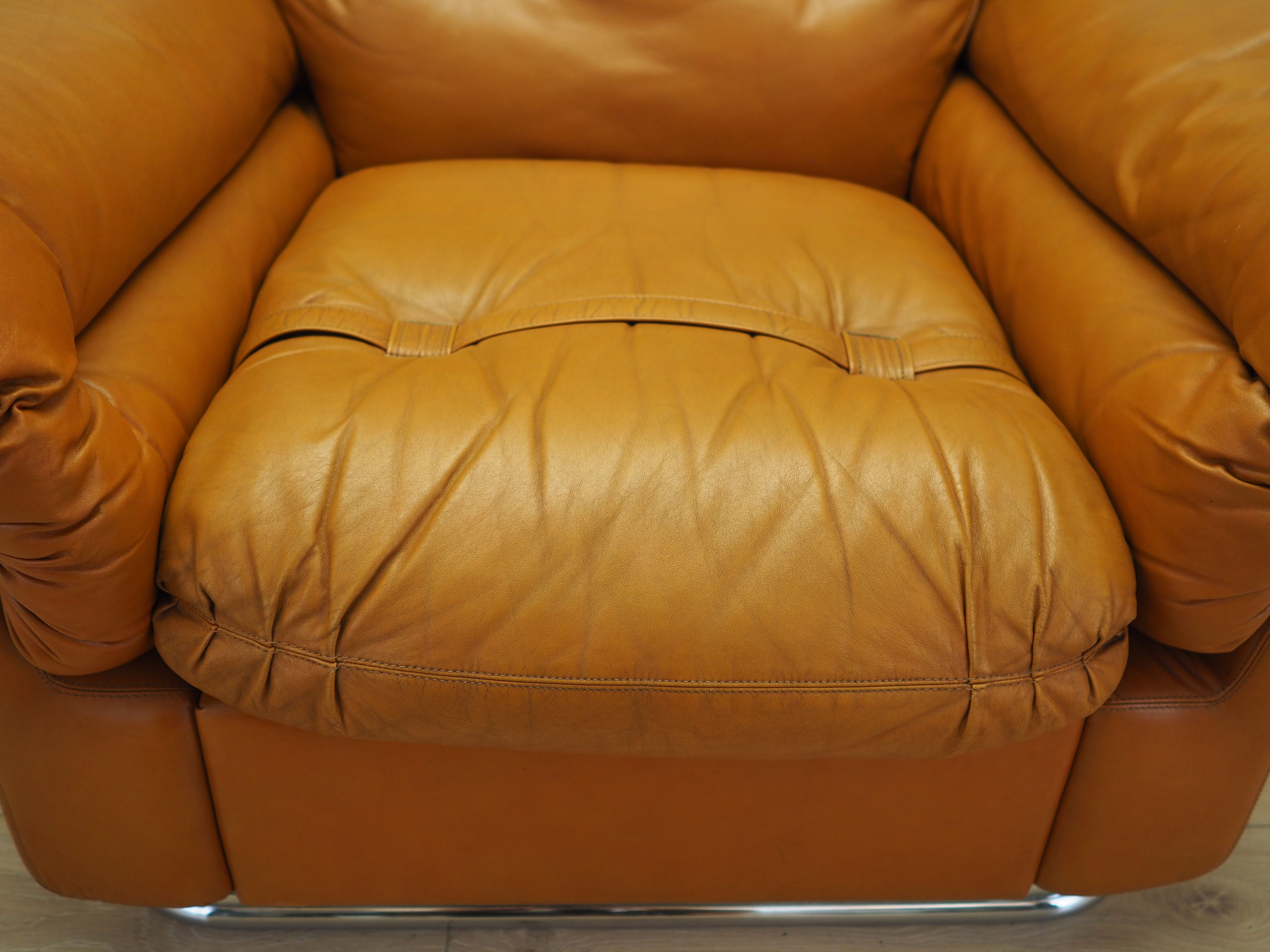 Armchair Leather Brown 1960s
