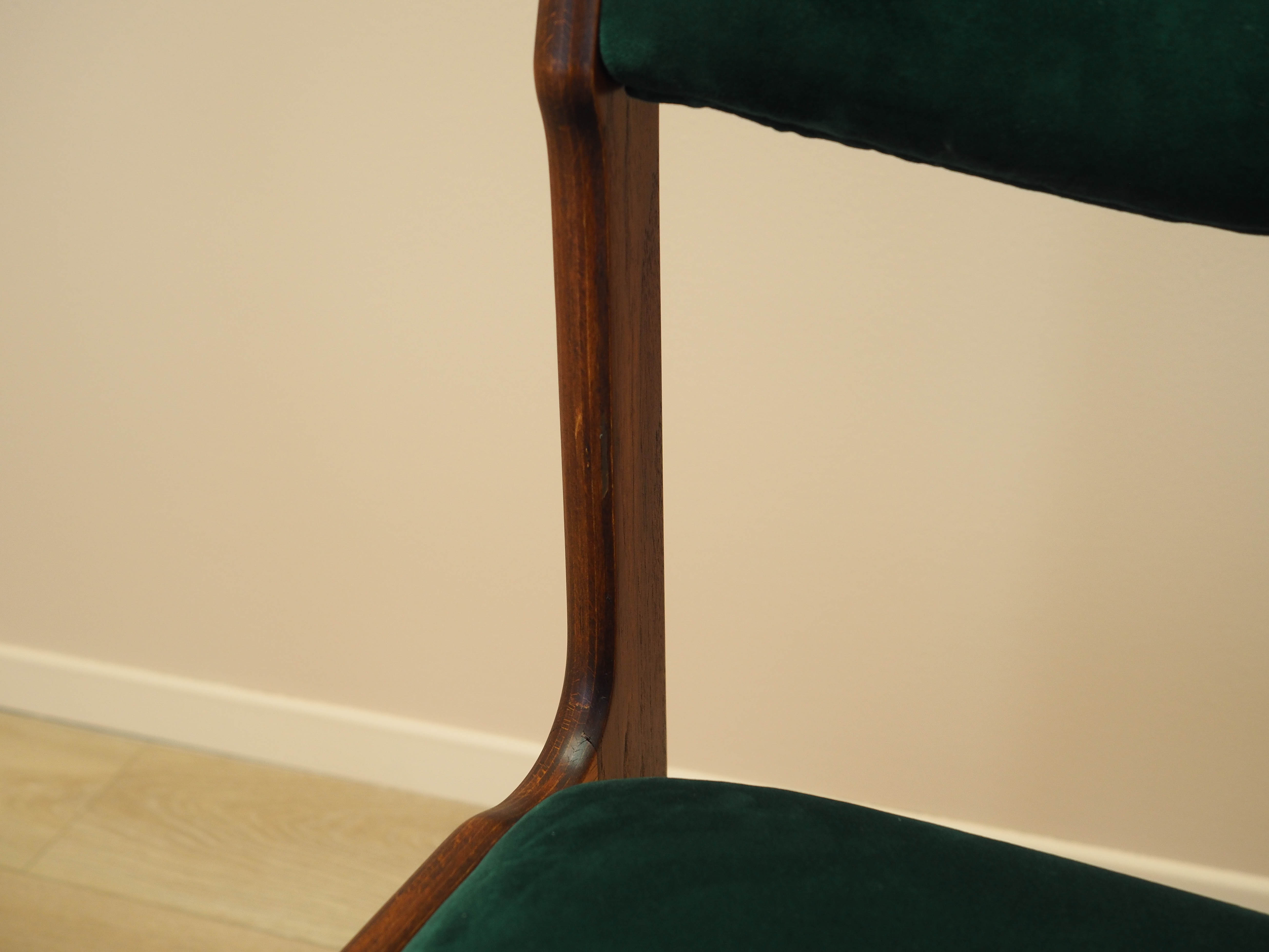 Teakwood chairs 6x Green