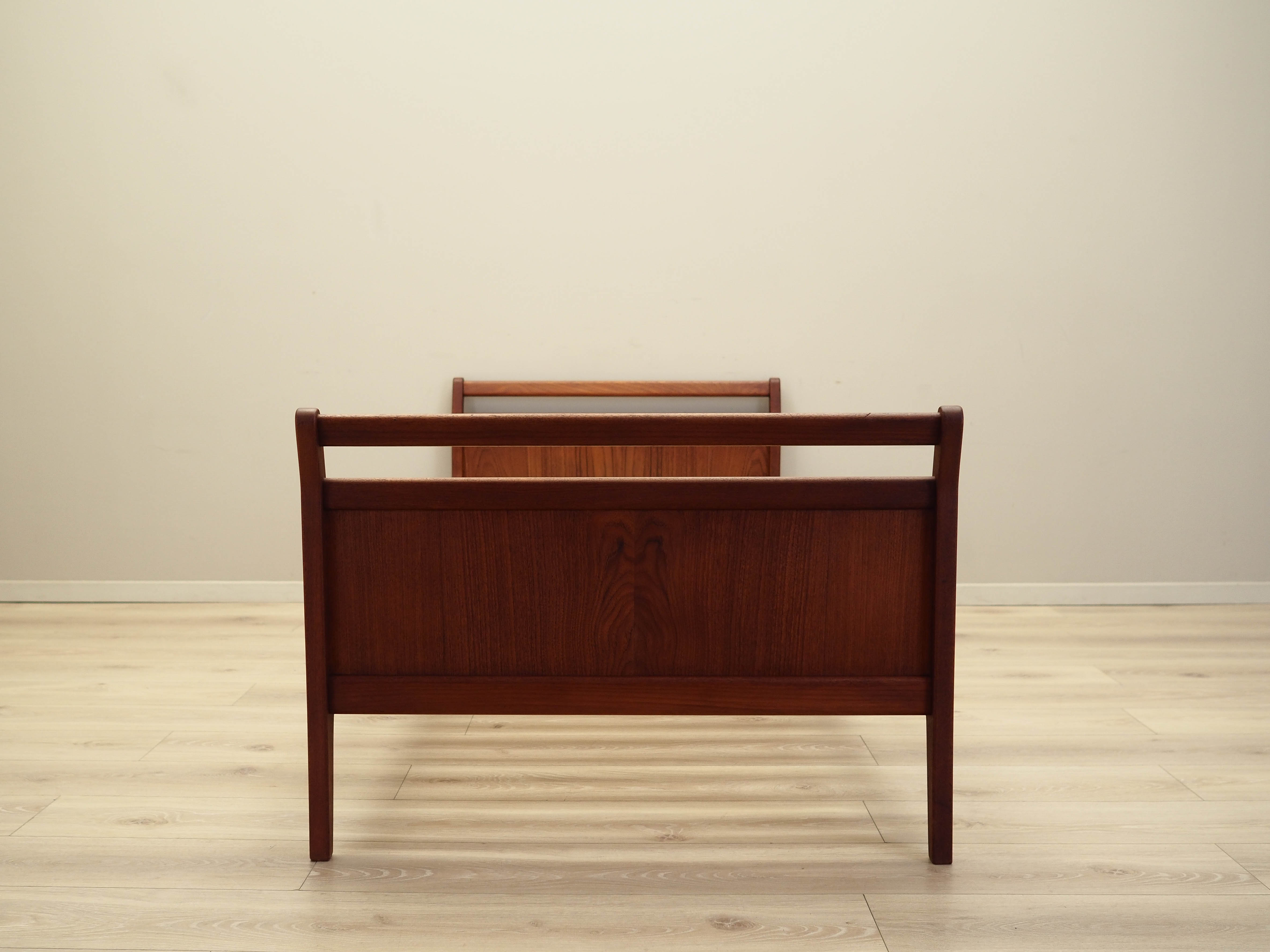 Bett Teakholz Braun 1970er Jahre