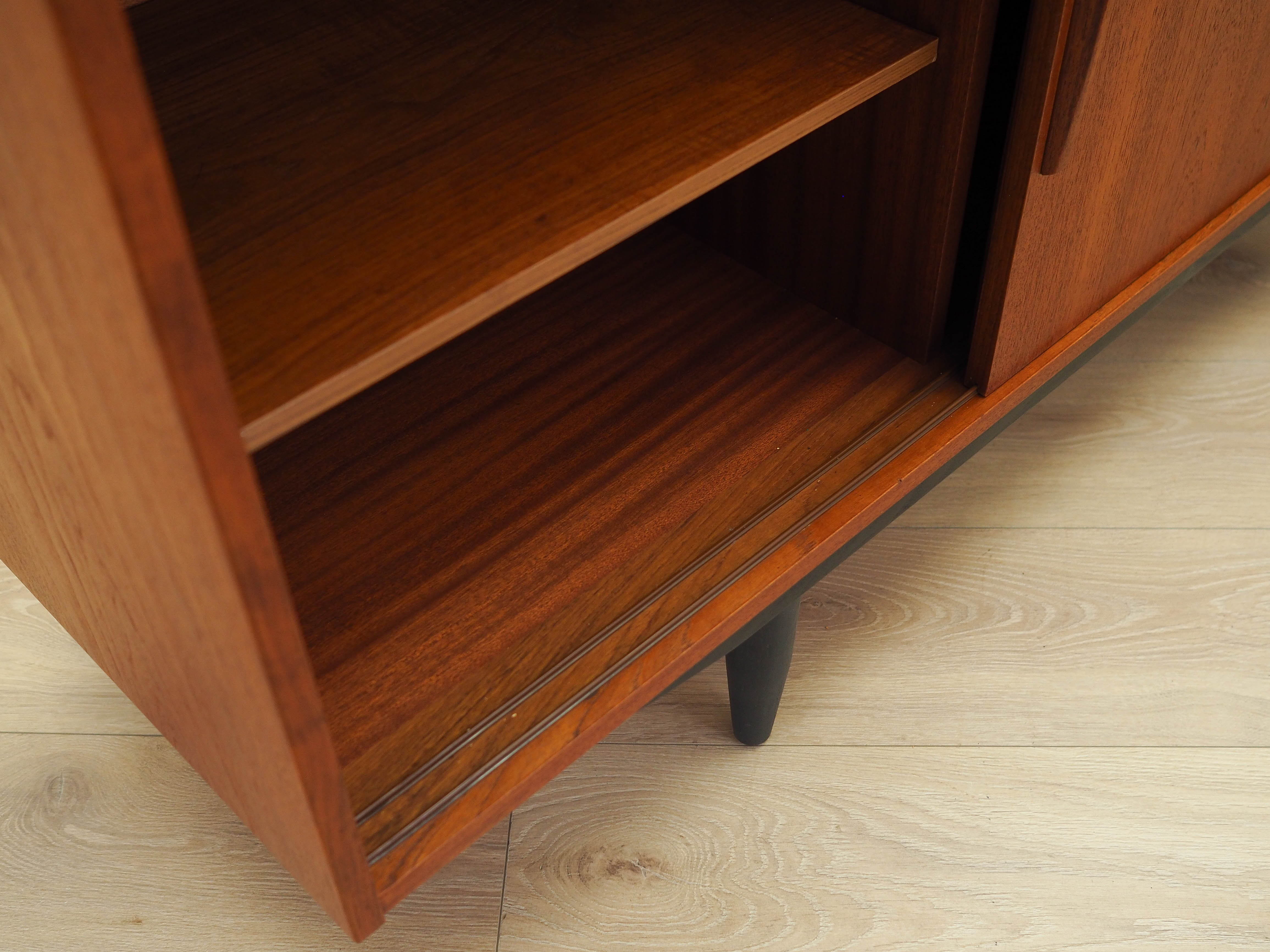Teak sideboard brown 1970s