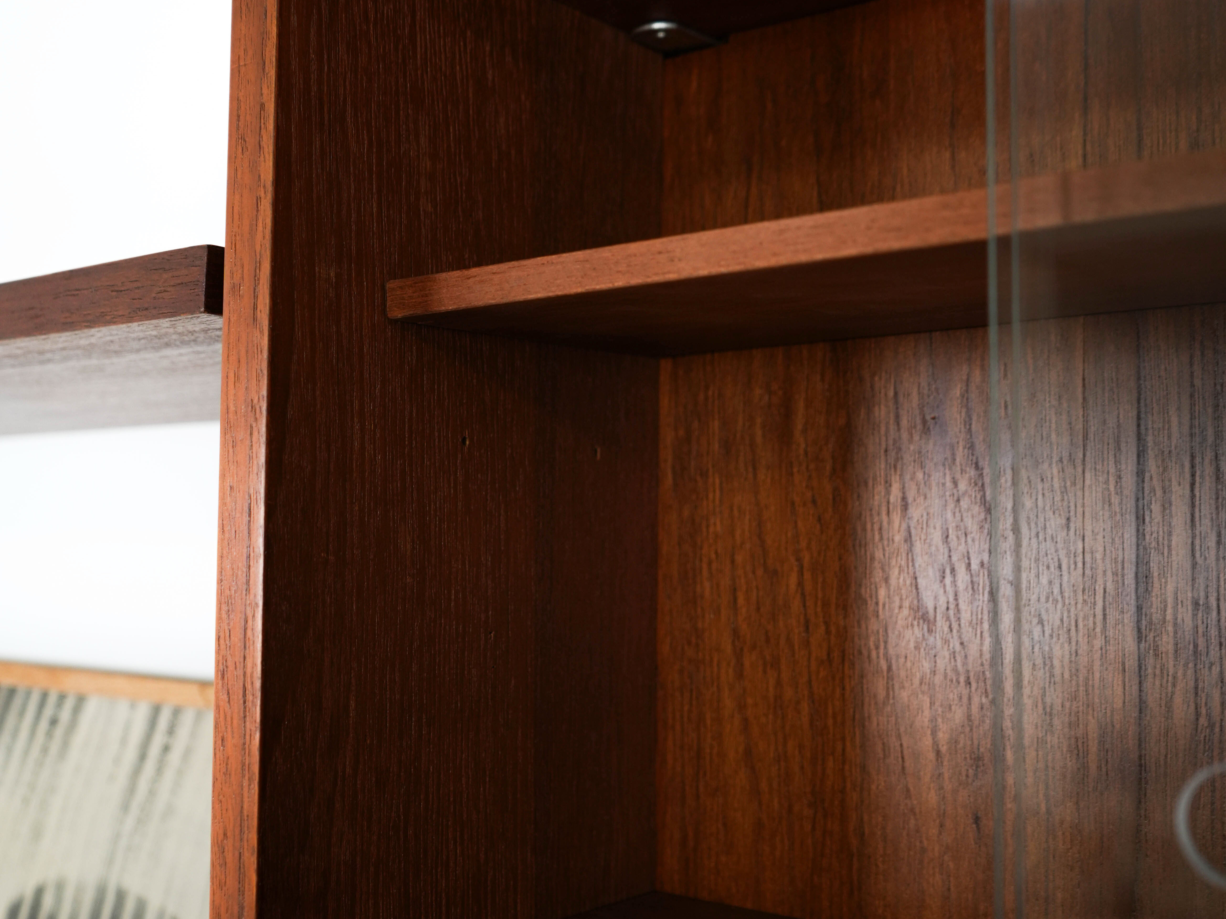 Teak-Wandmöbel PS System Braun 1960er Jahre