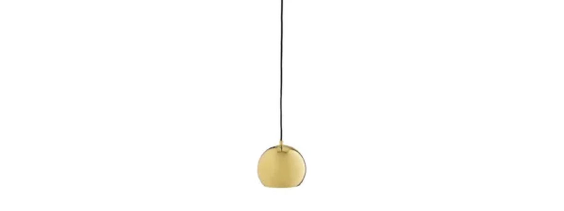 Ball Pendant Ø18 Light Glossy Brass