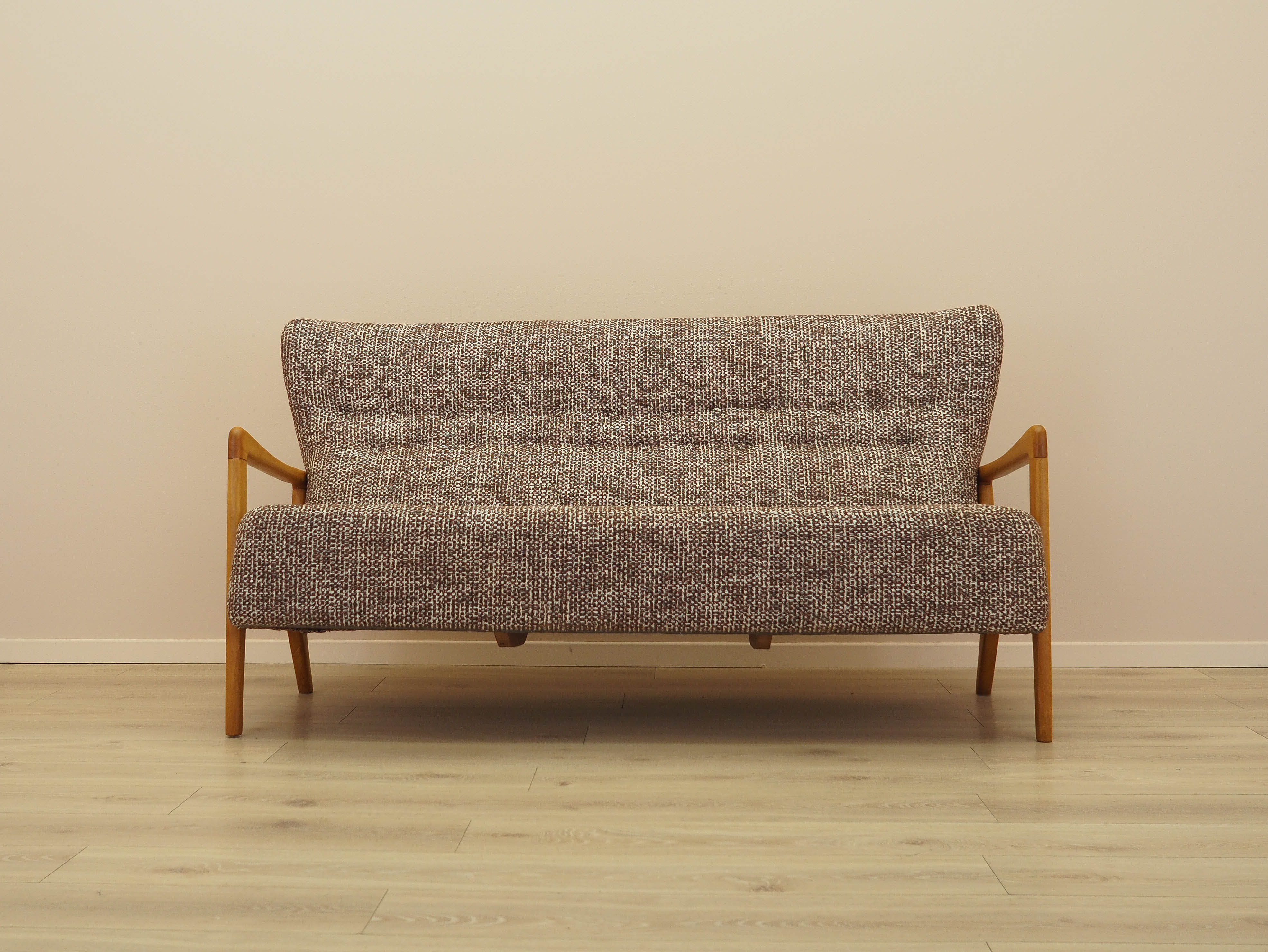 Buche-Sofa 1960er Jahre