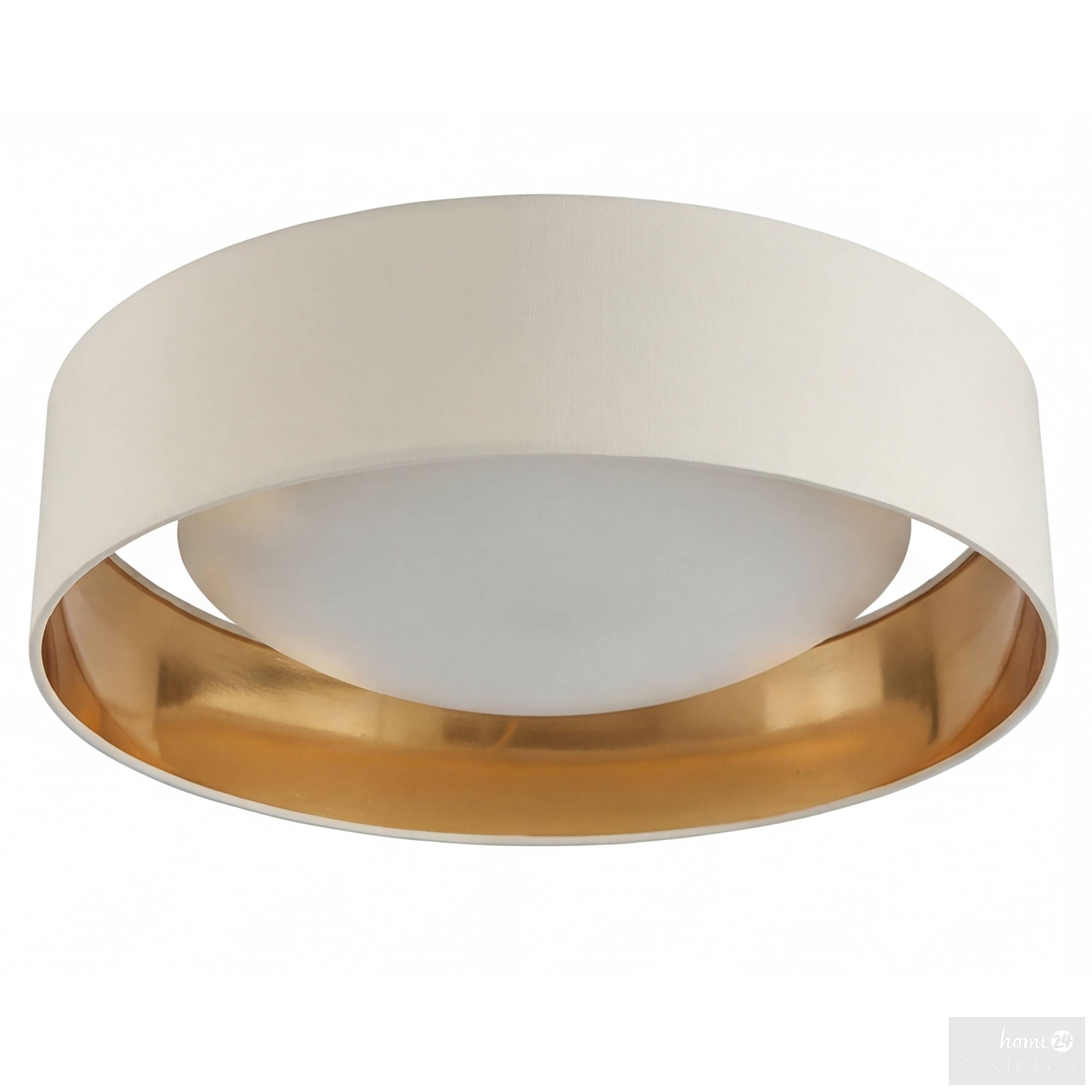 Joulo Deckenleuchte 1-flammig Eisen Frottee Beige