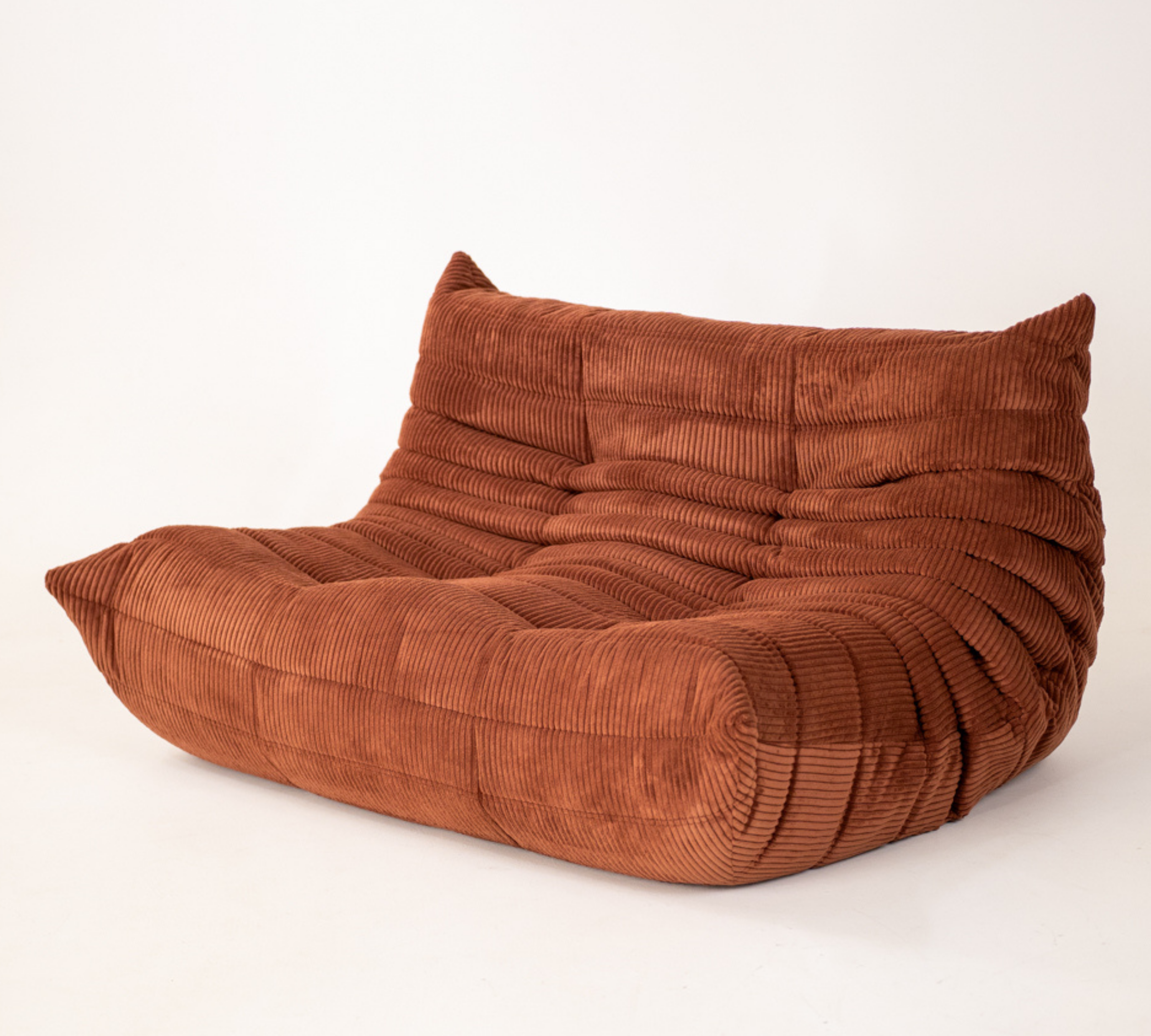 Togo Lounge-Set 5-teilig Cord Umber