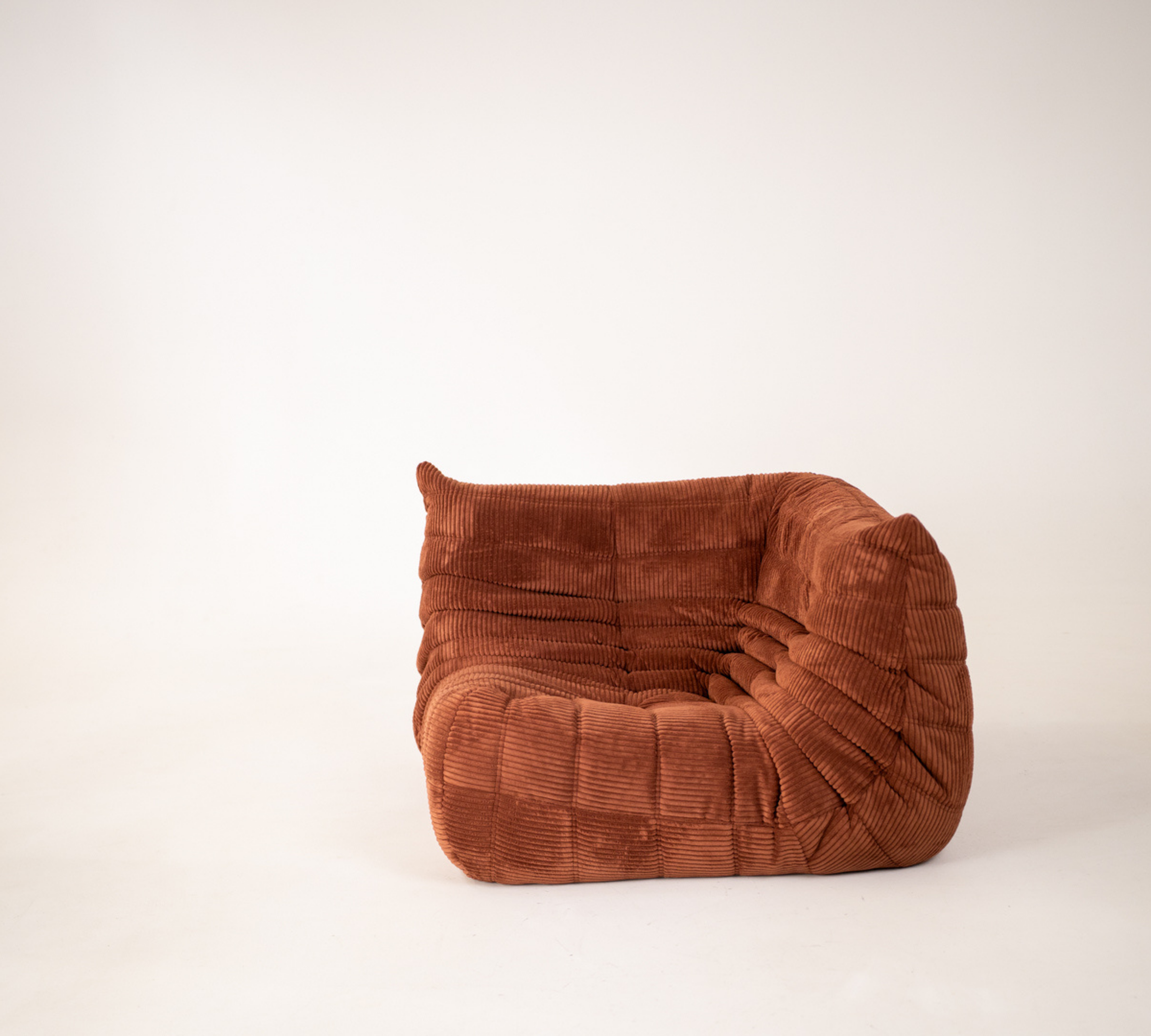 Togo Lounge-Set 5-teilig Cord Umber