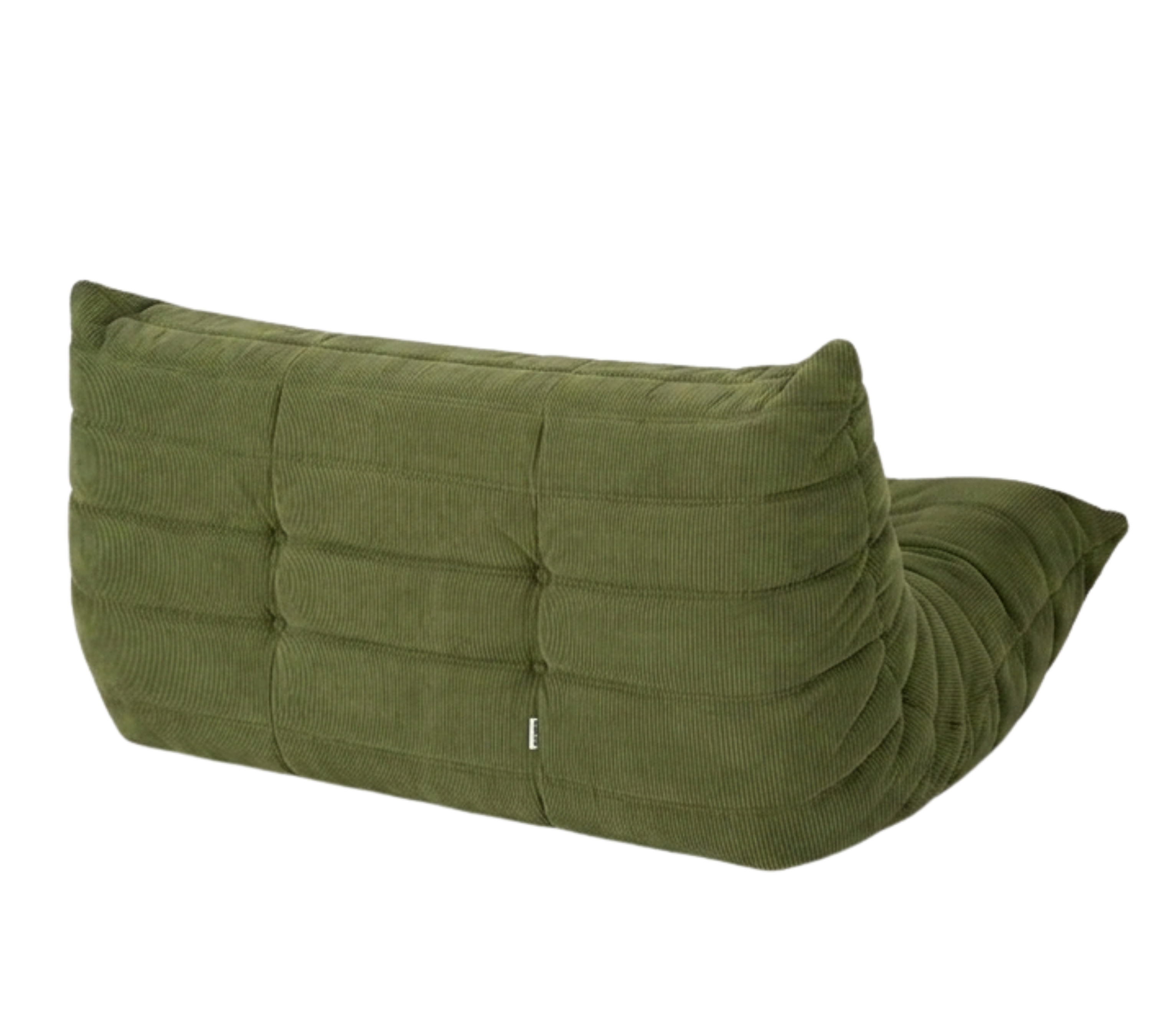 Togo 2-Sitzer Sofa Cord Lodengrün