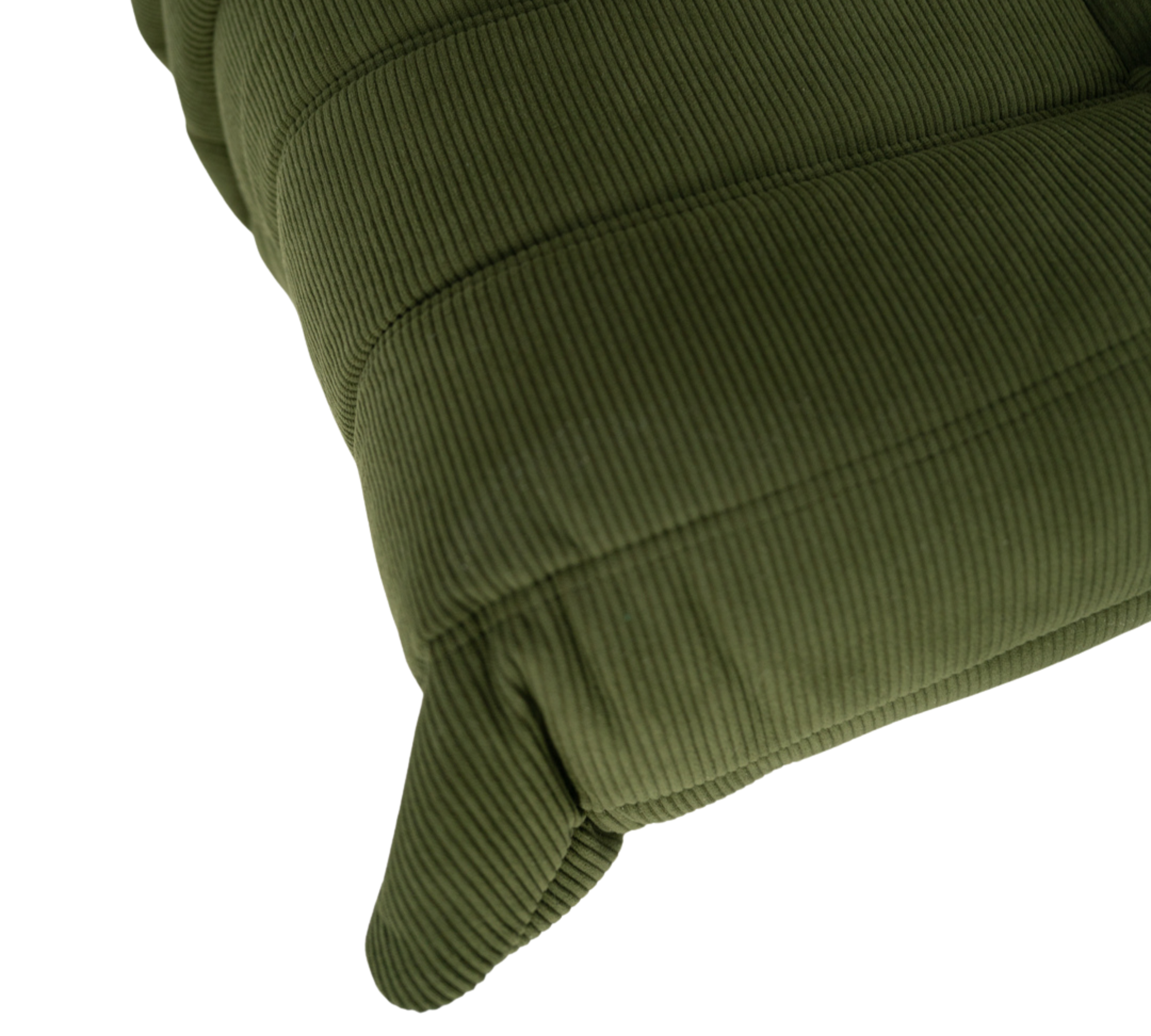 Togo Sessel und Ottoman Set Cord Lodengrün