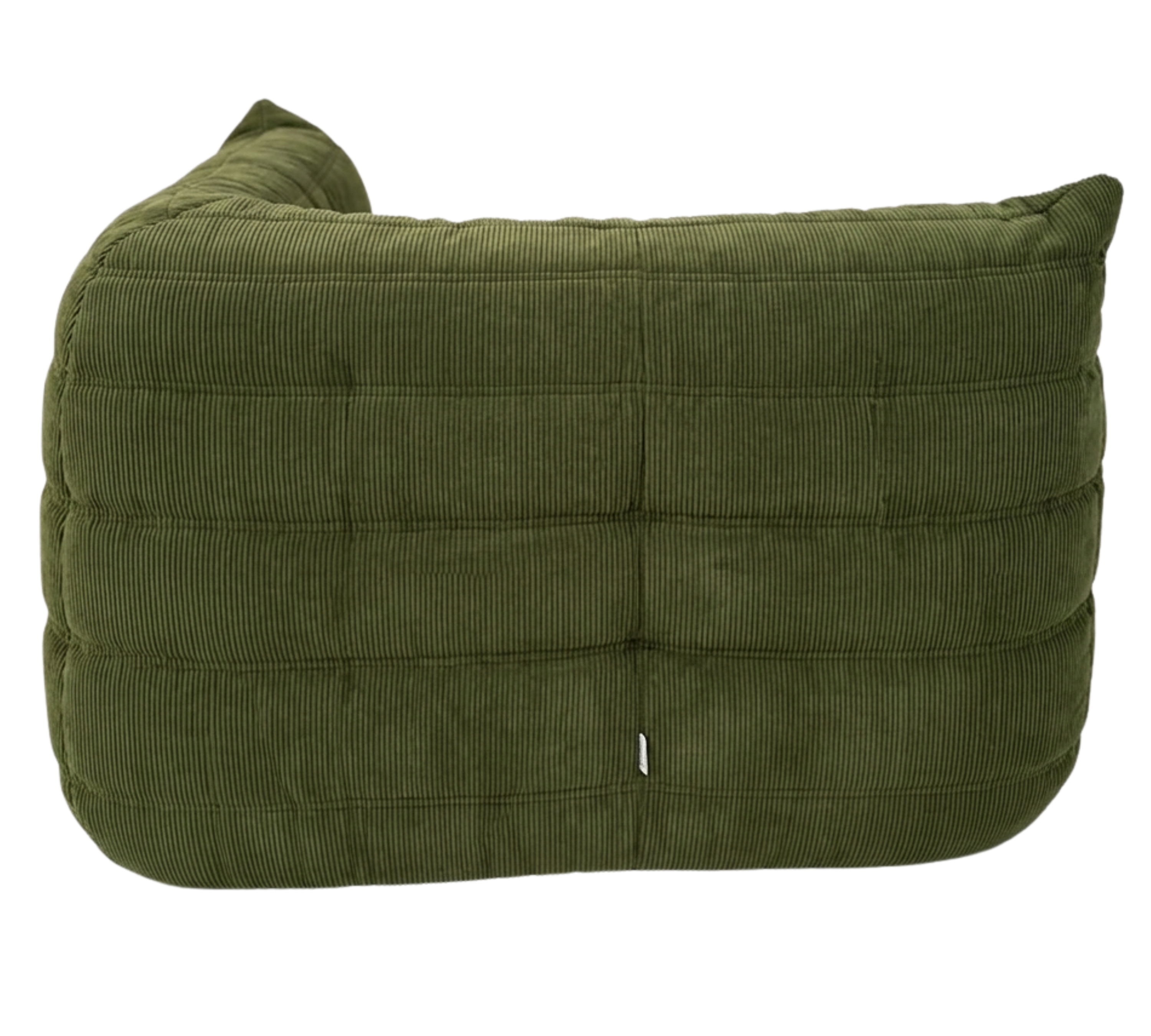Togo Ecksofa Cord Lodengrün