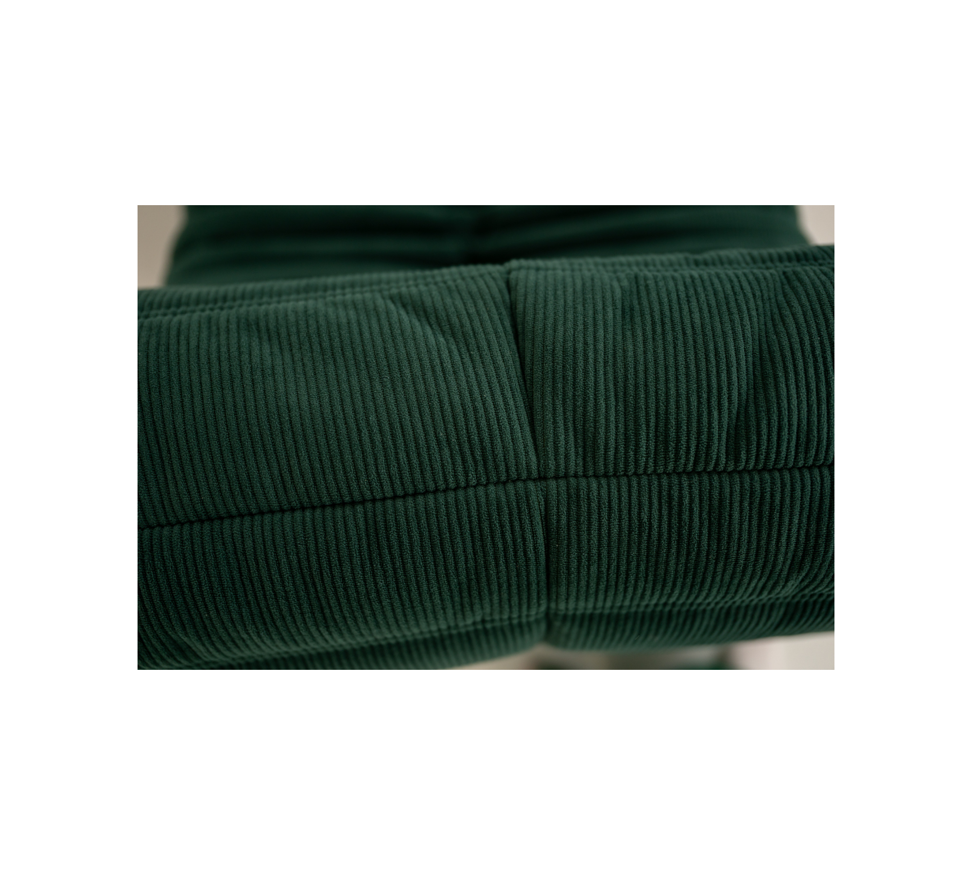 Togo Sessel und Ottoman Set Cord Tannengrün