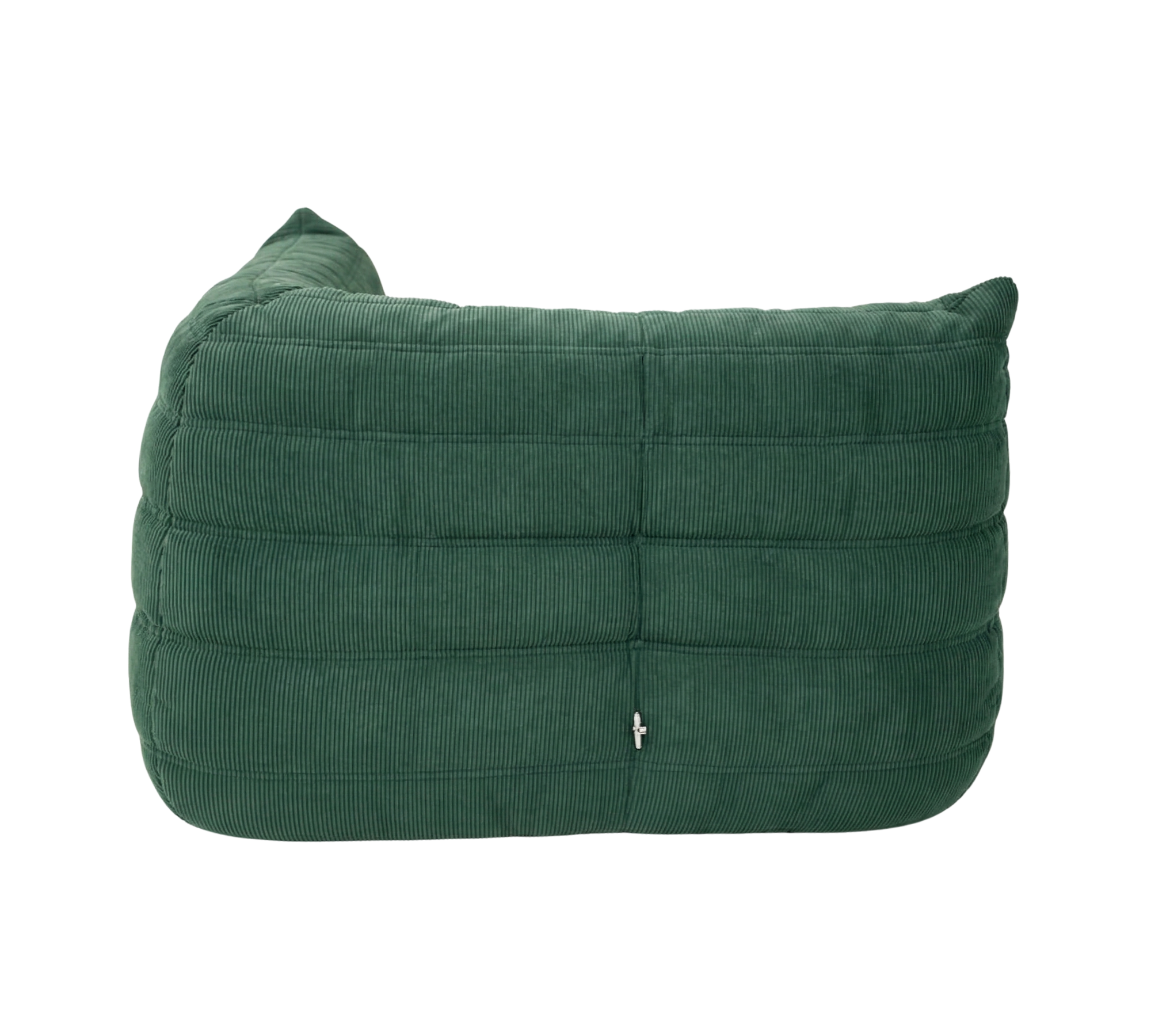 Togo Ecksofa Cord Tannengrün