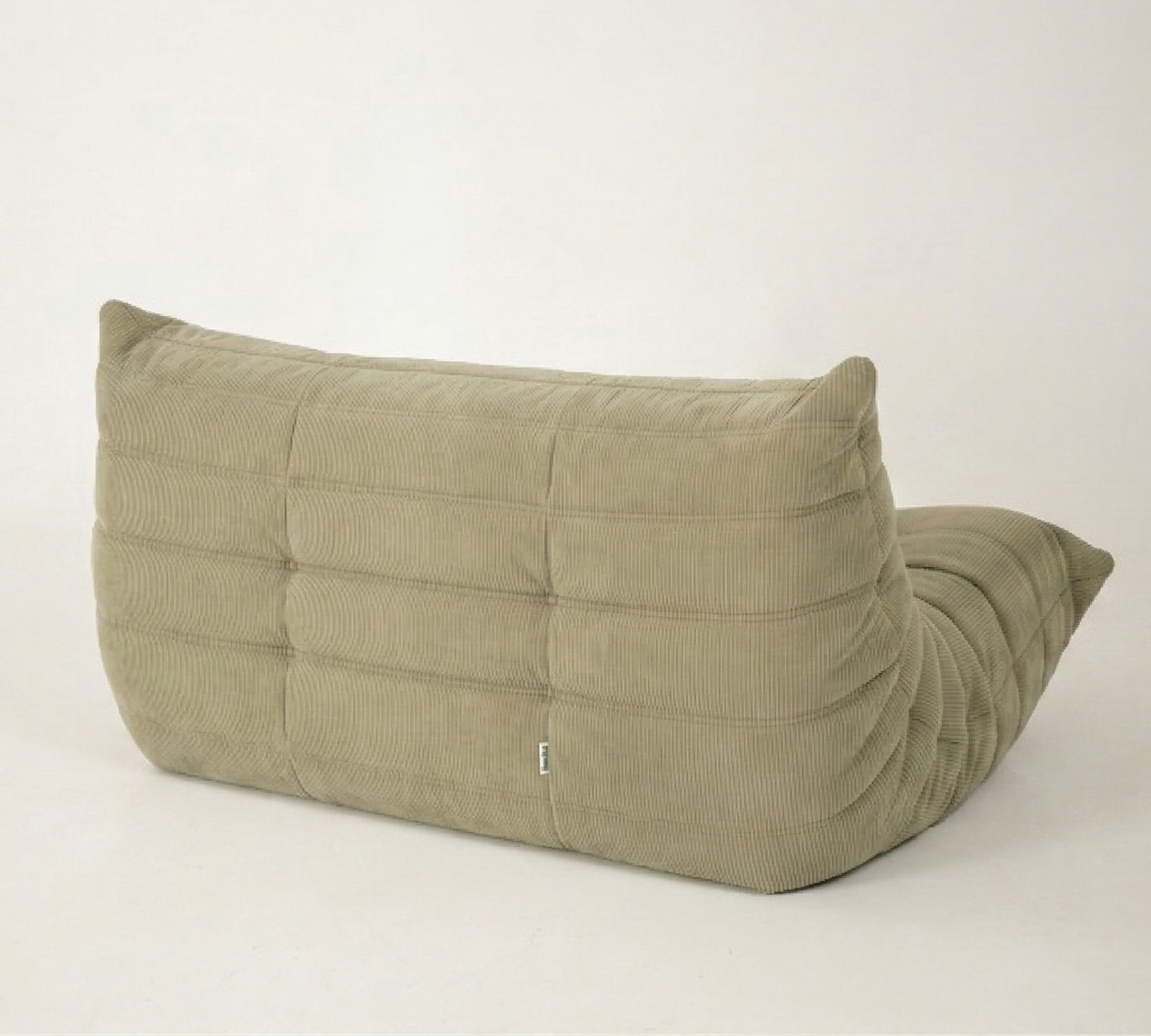 Togo 2-Sitzer Sofa Cord Salbeigrün