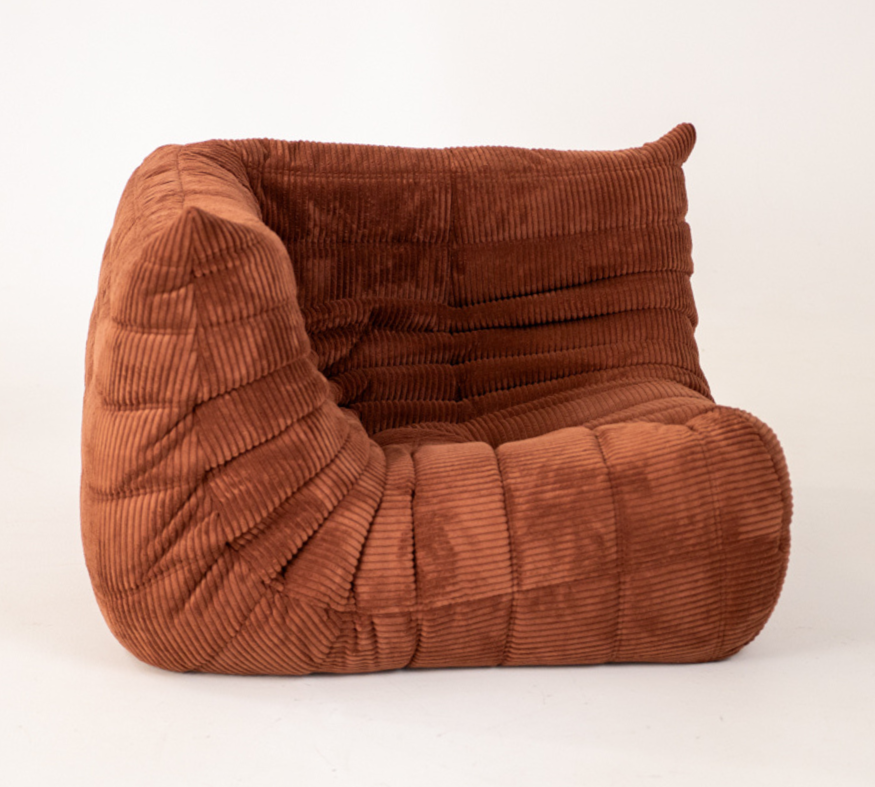 Togo Ecksofa Cord Umber