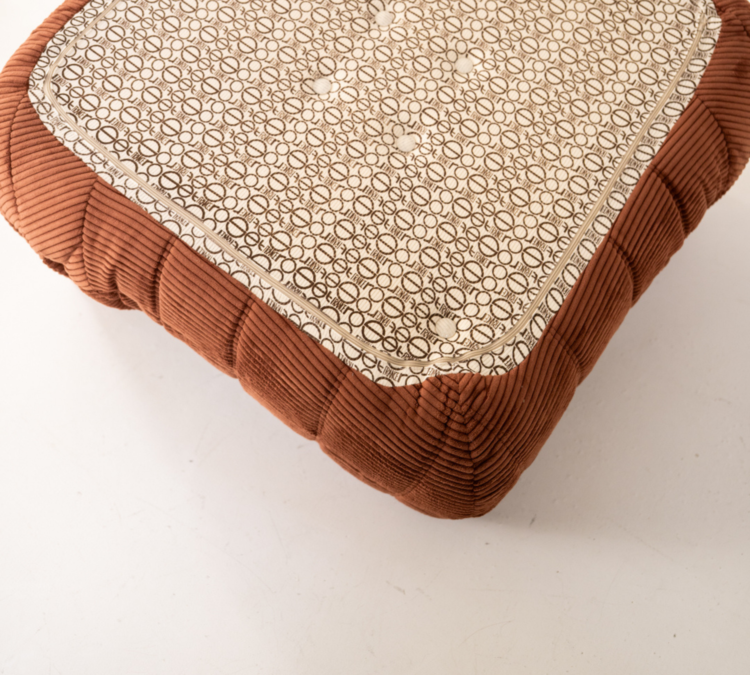 Togo Ecksofa Cord Umber