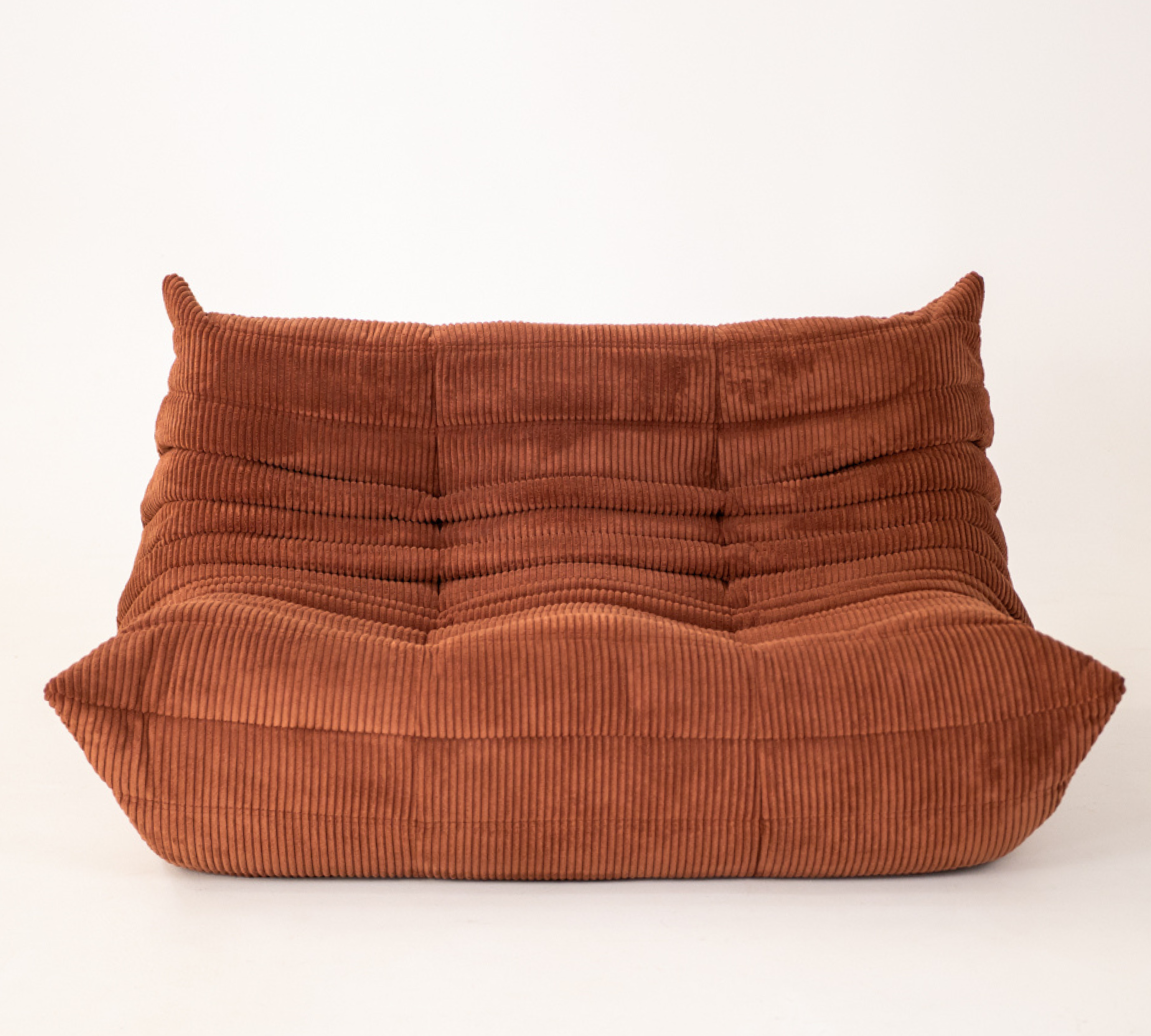 Togo 2-seater sofa cord pink