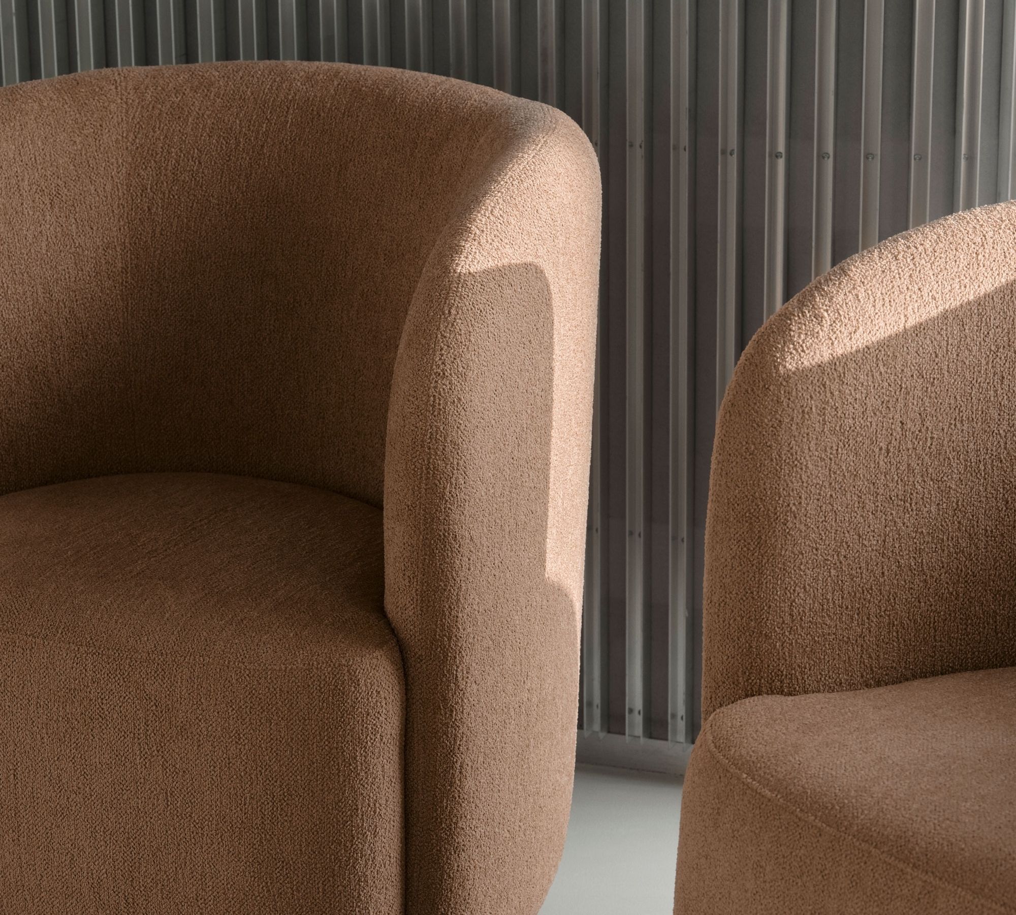 Blair Swivel Armchair Time Blush