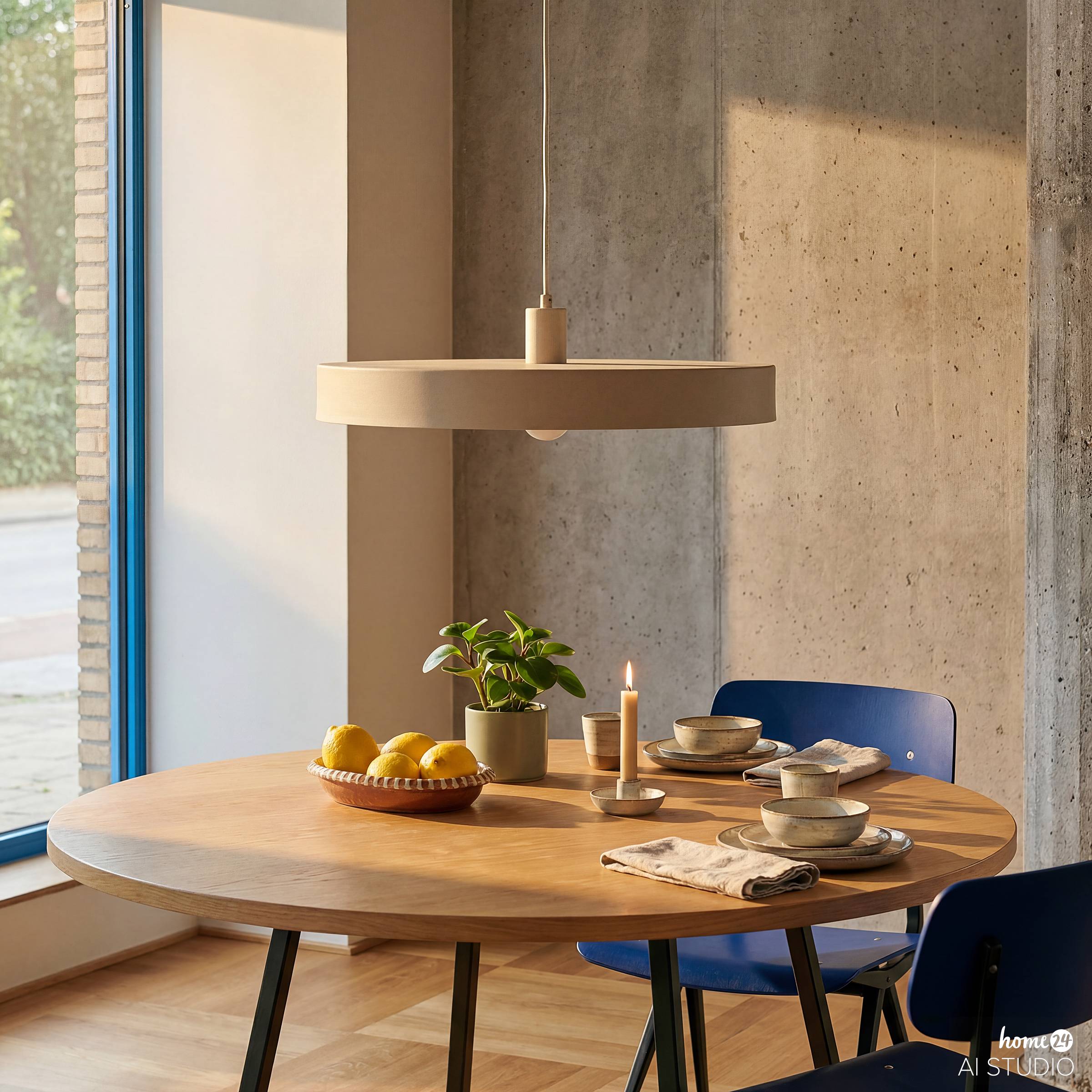 Jurea Ring Diffuser Pendant Light 1-bulb Iron