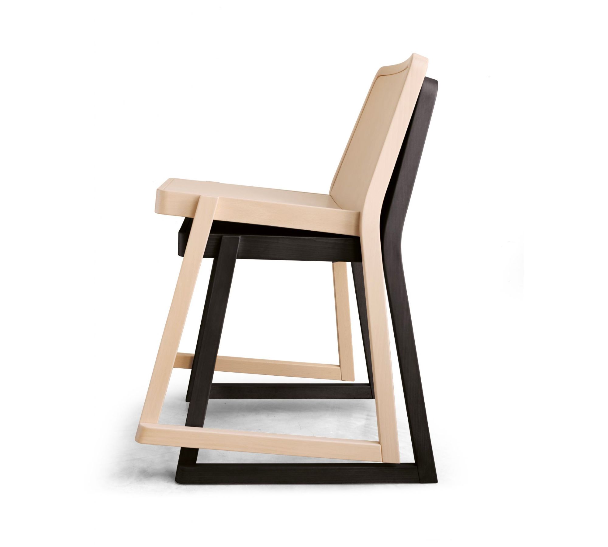 2x Roxanne Sedia Legno Marrone