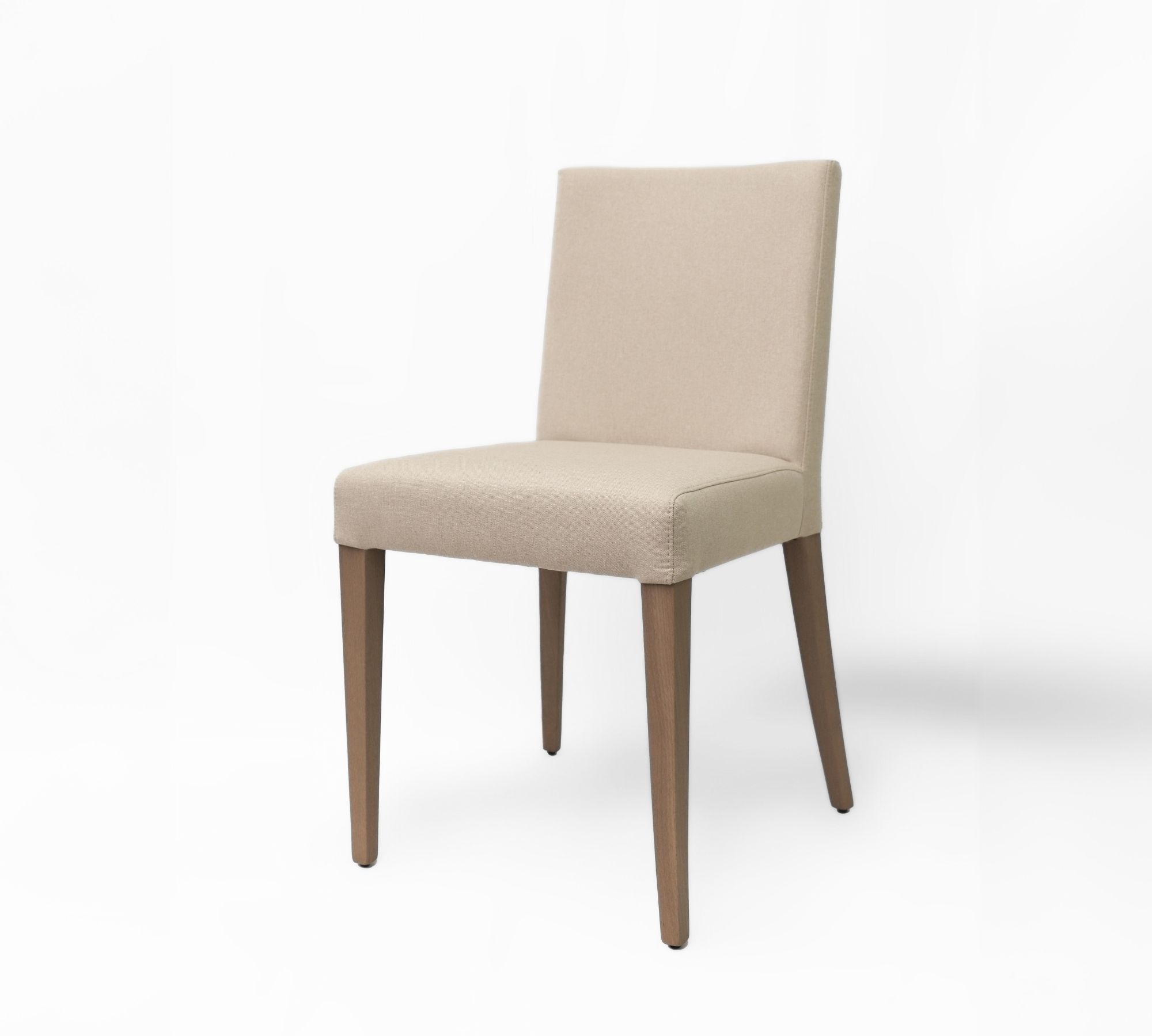 2x Florence Chair Wood Textile Cream