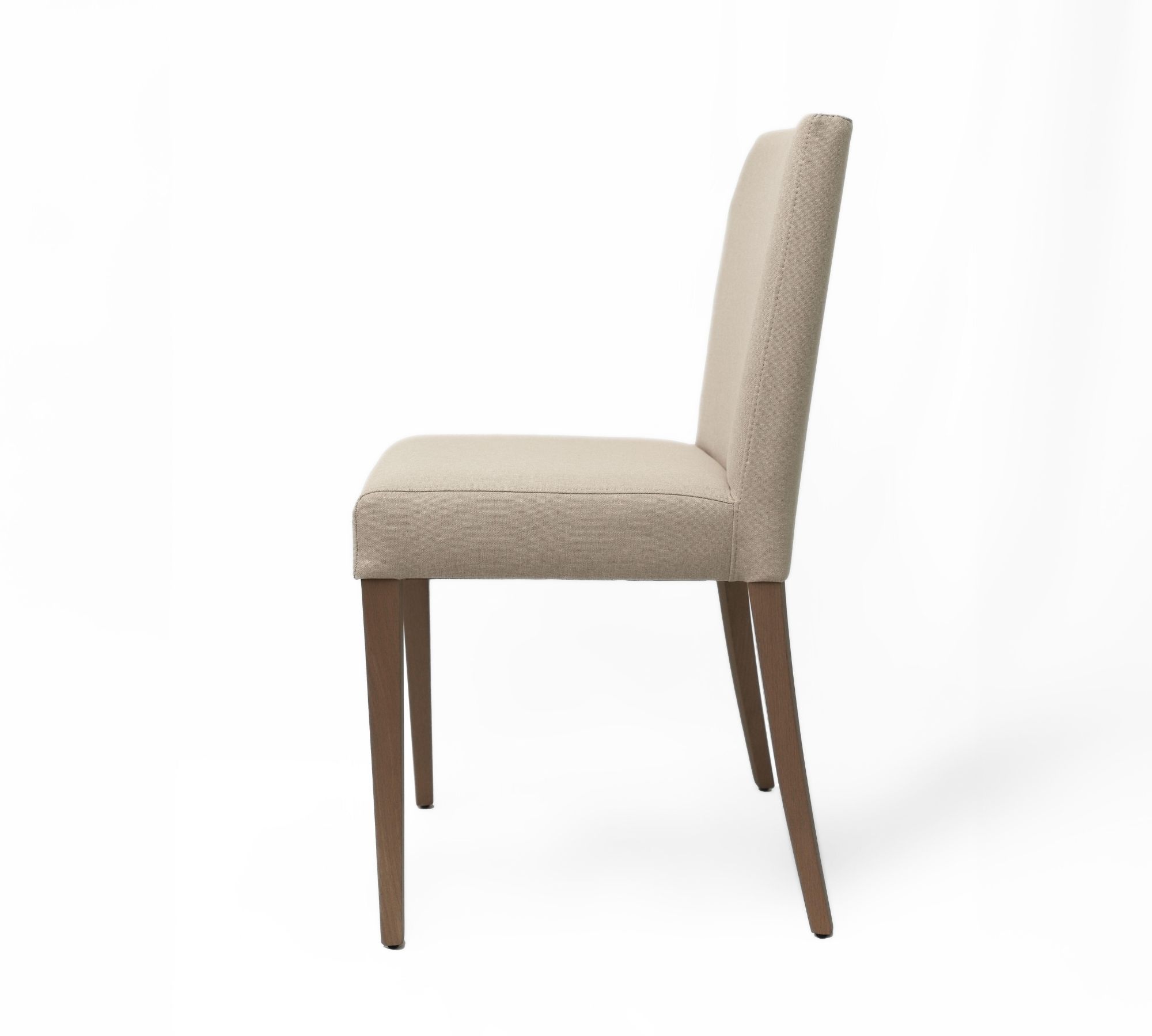 2x Florence Chair Wood Textile Cream